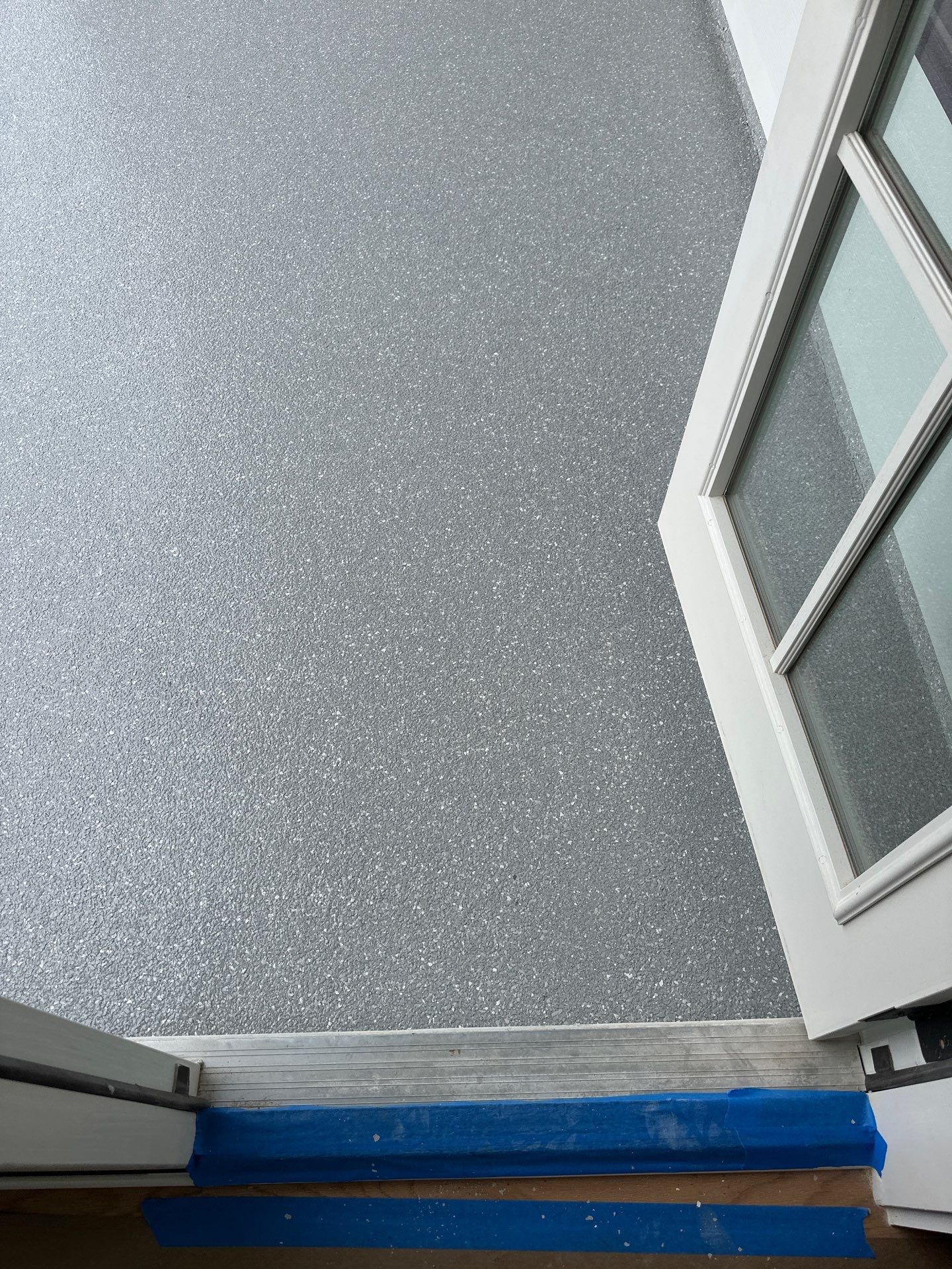 Patio Floor Coating using Custom Color by My Garage Floor Guys