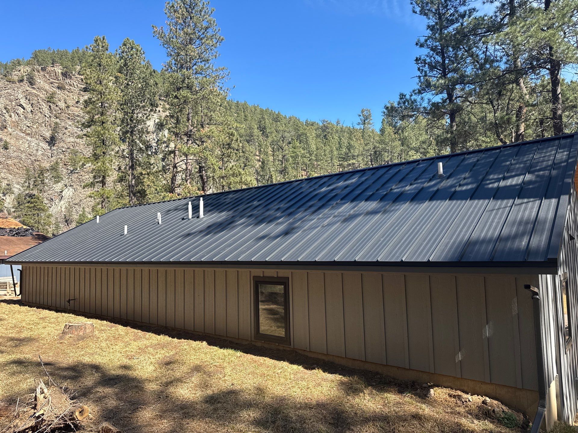 Residential Roofing Installation using Steel Roofing by Weather-Tite Exteriors LLC