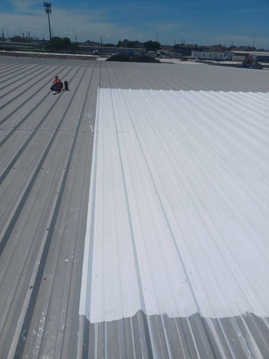 Commercial Roofing Repair using Coating Roof Repair by Galvan Roofing and Construction