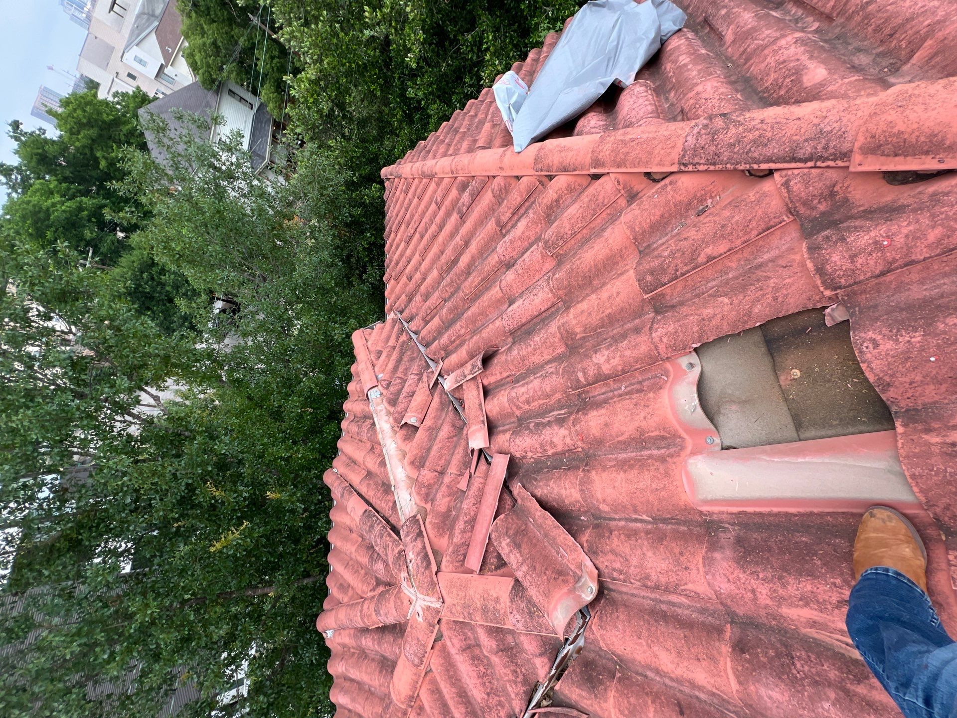 Tile Roof using tile by Roof Repair Company