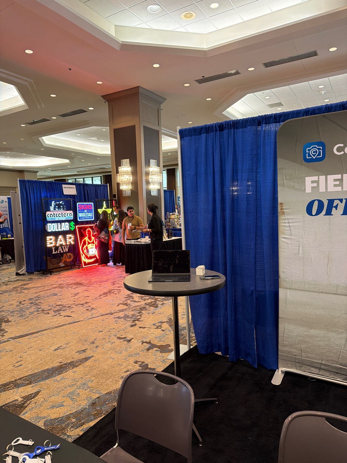 Commercial Exhibit and Branded Booth Installation in Dallas by CompanyCam Sales Demo