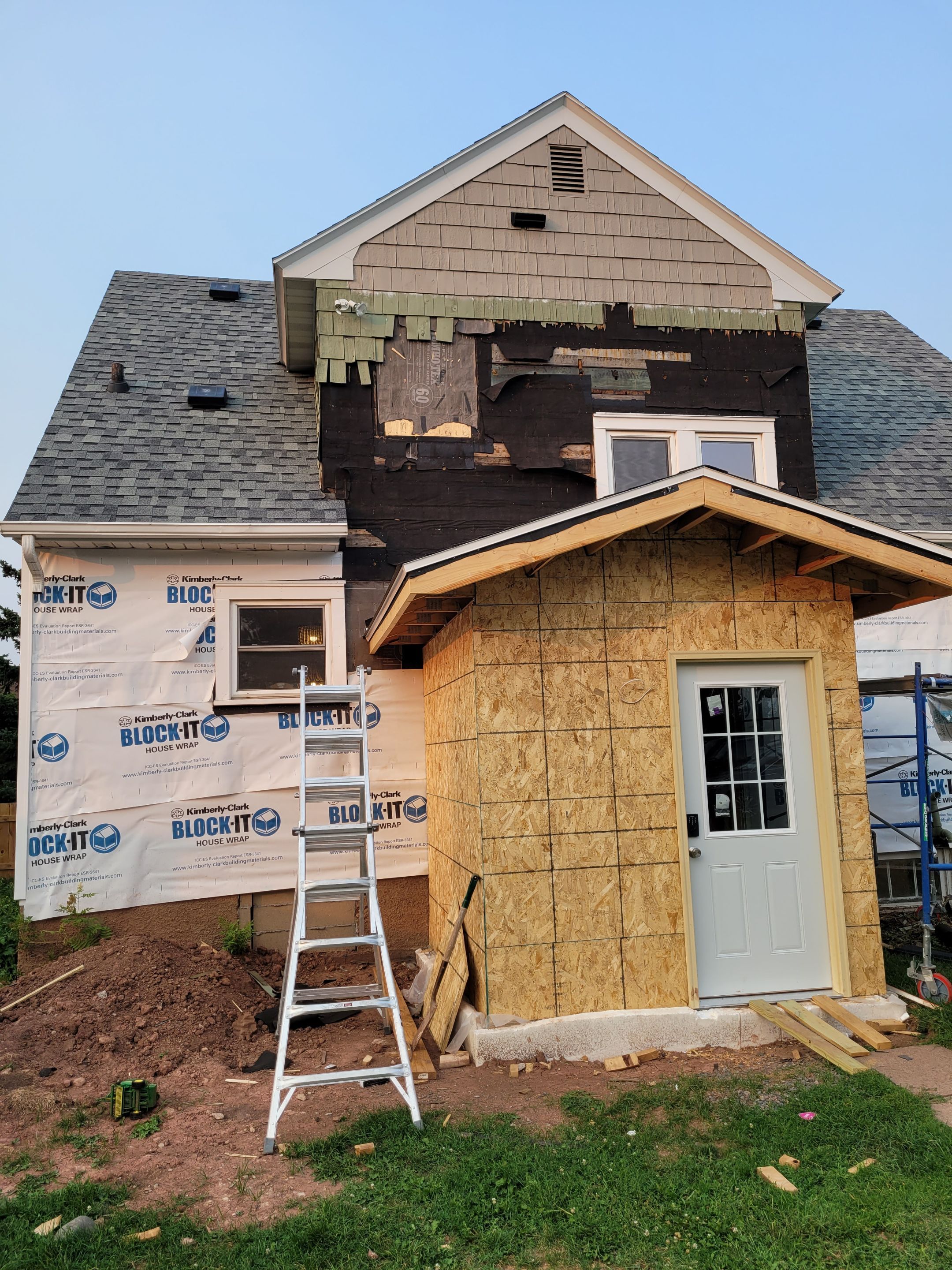 Mudroom Addition & Siding by Anchor North Property Services