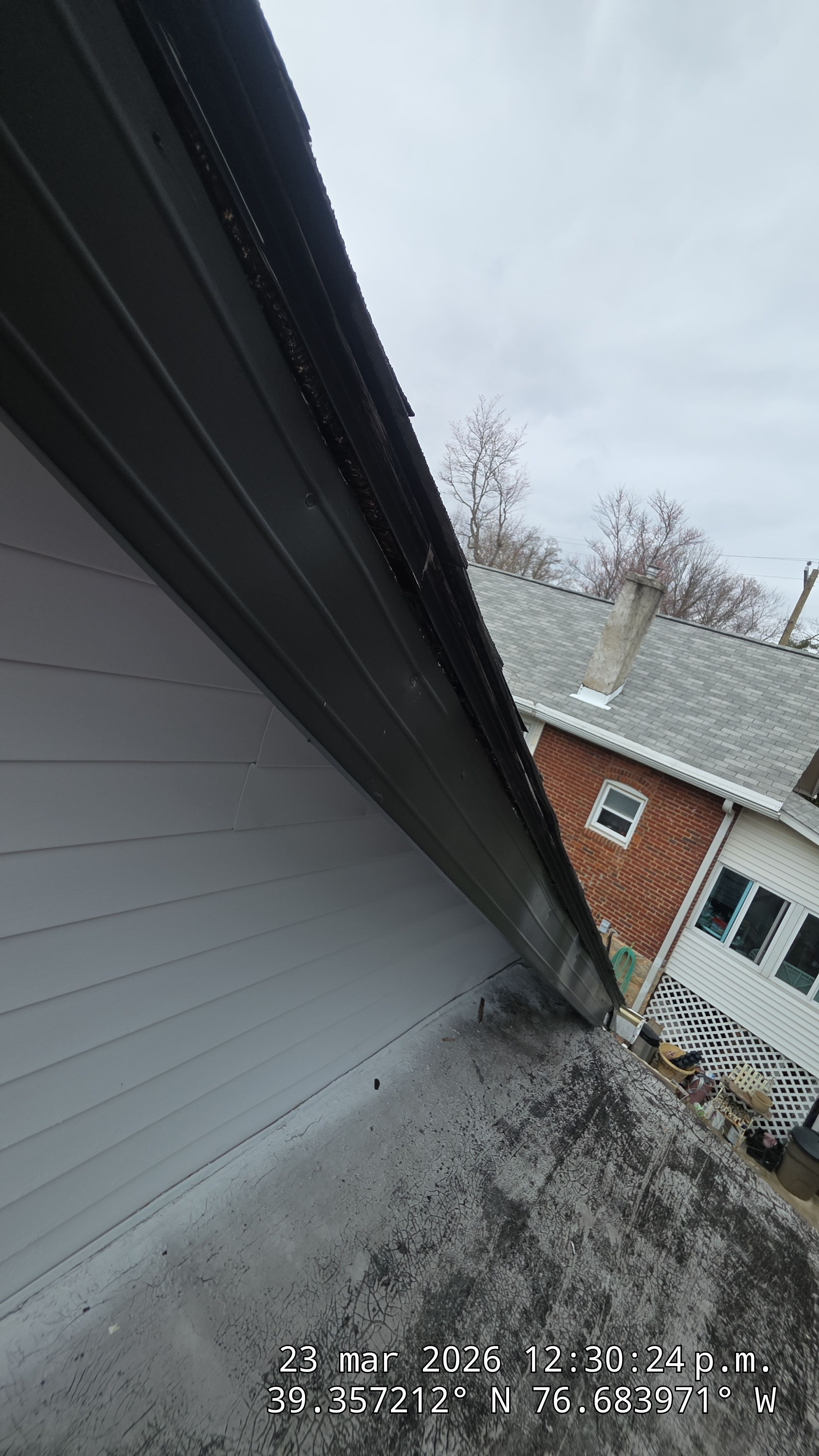 Gutter project in Baltimore by ZA&MY SERVICES LLC