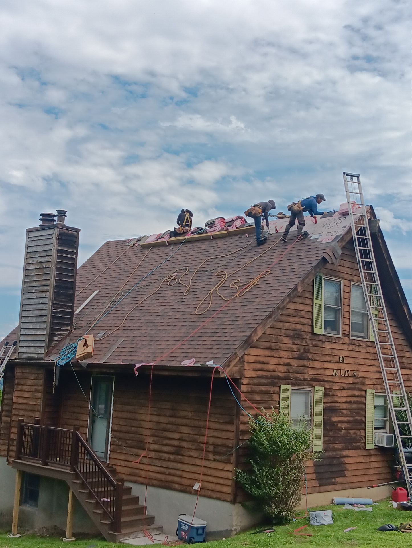 New Roof in Marlboro by roberts roofing