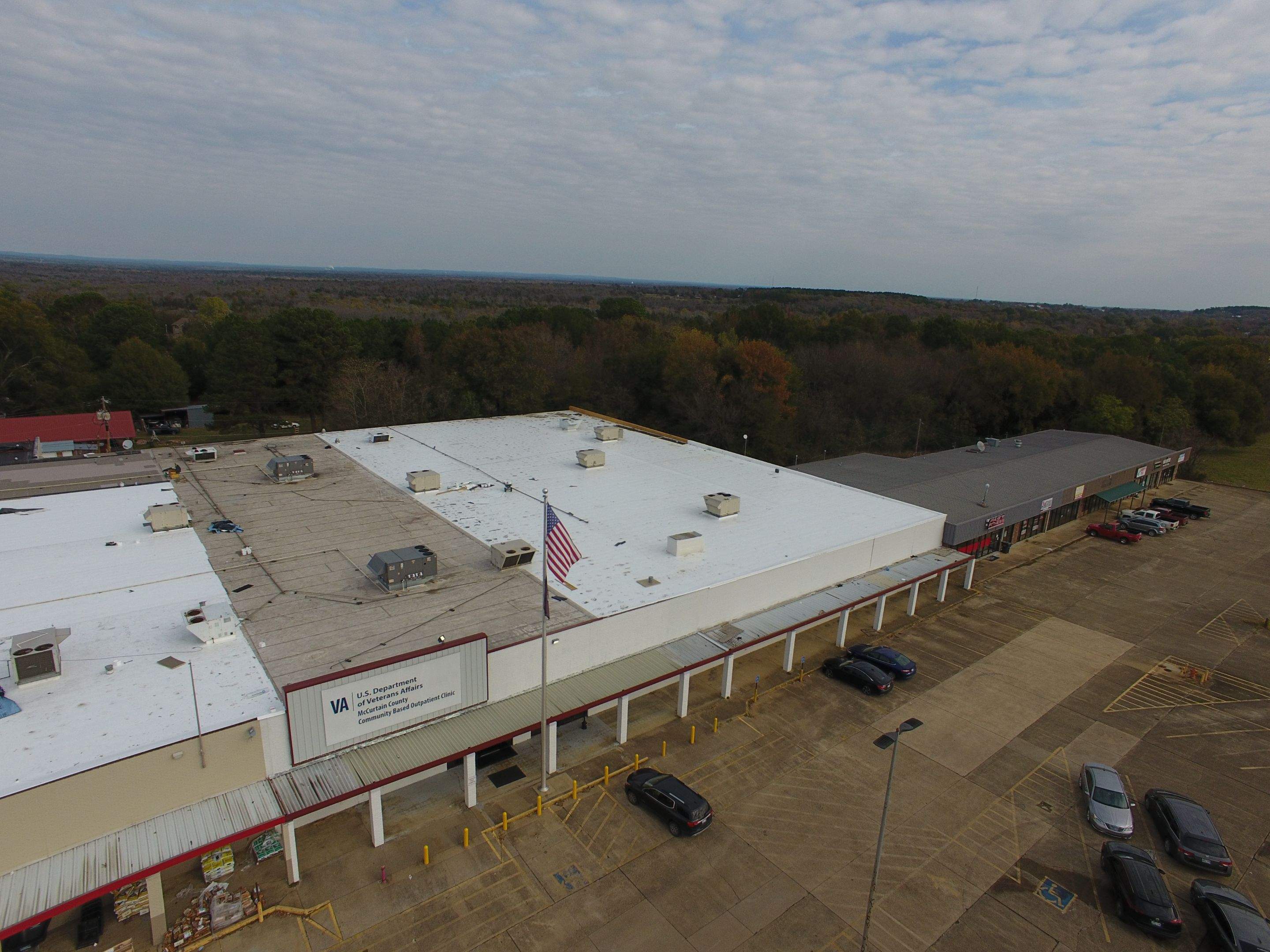 VA Clinic/Tractor Supply in Idabel, Oklahoma by Hostetler Roofing