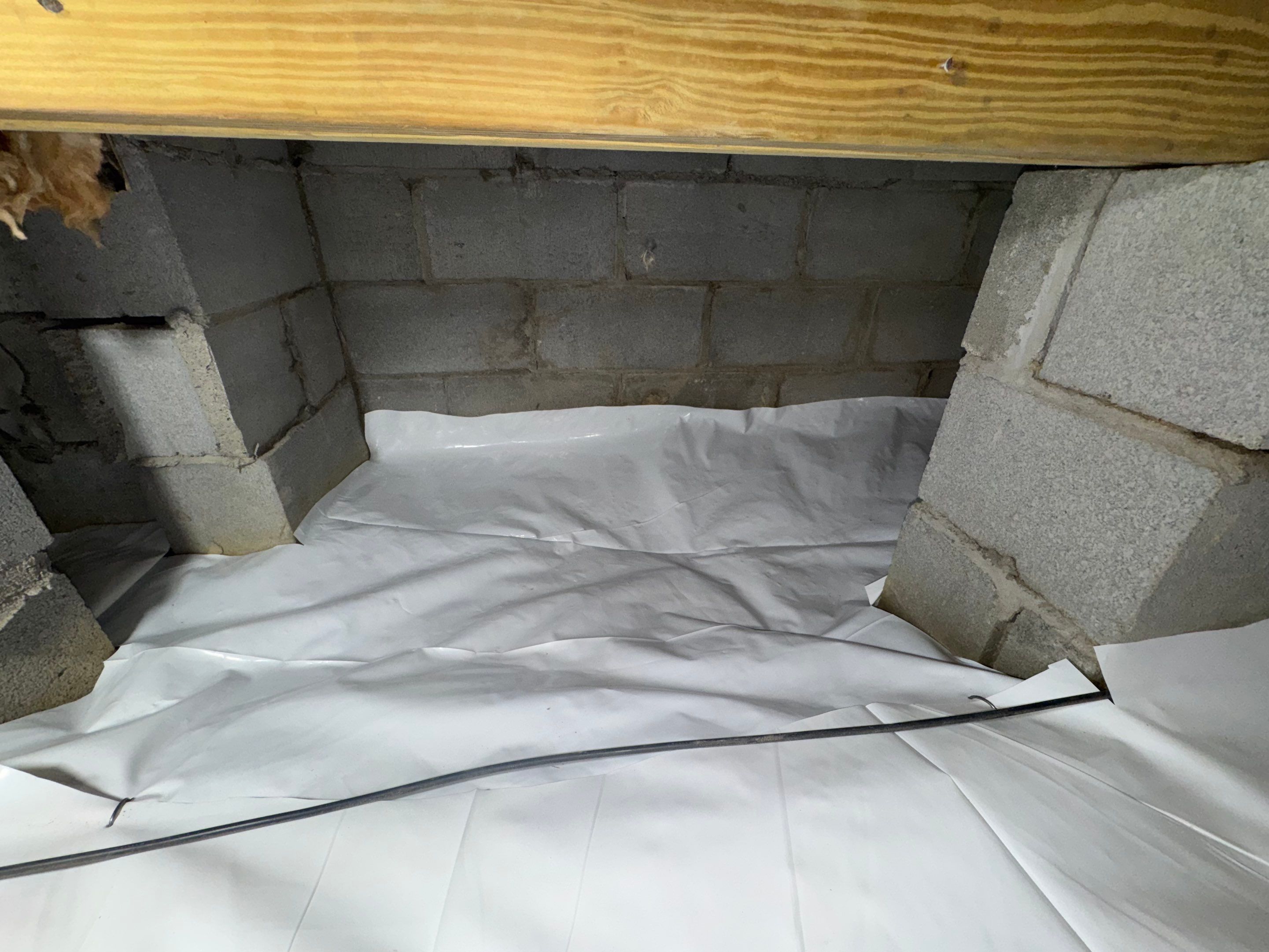 Project in Franklin by Patriot Crawl Space Repairs