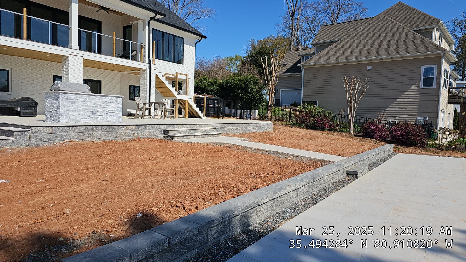 Hardscape Installation using Irrigation by Carolina-Metro Landscape, Inc
