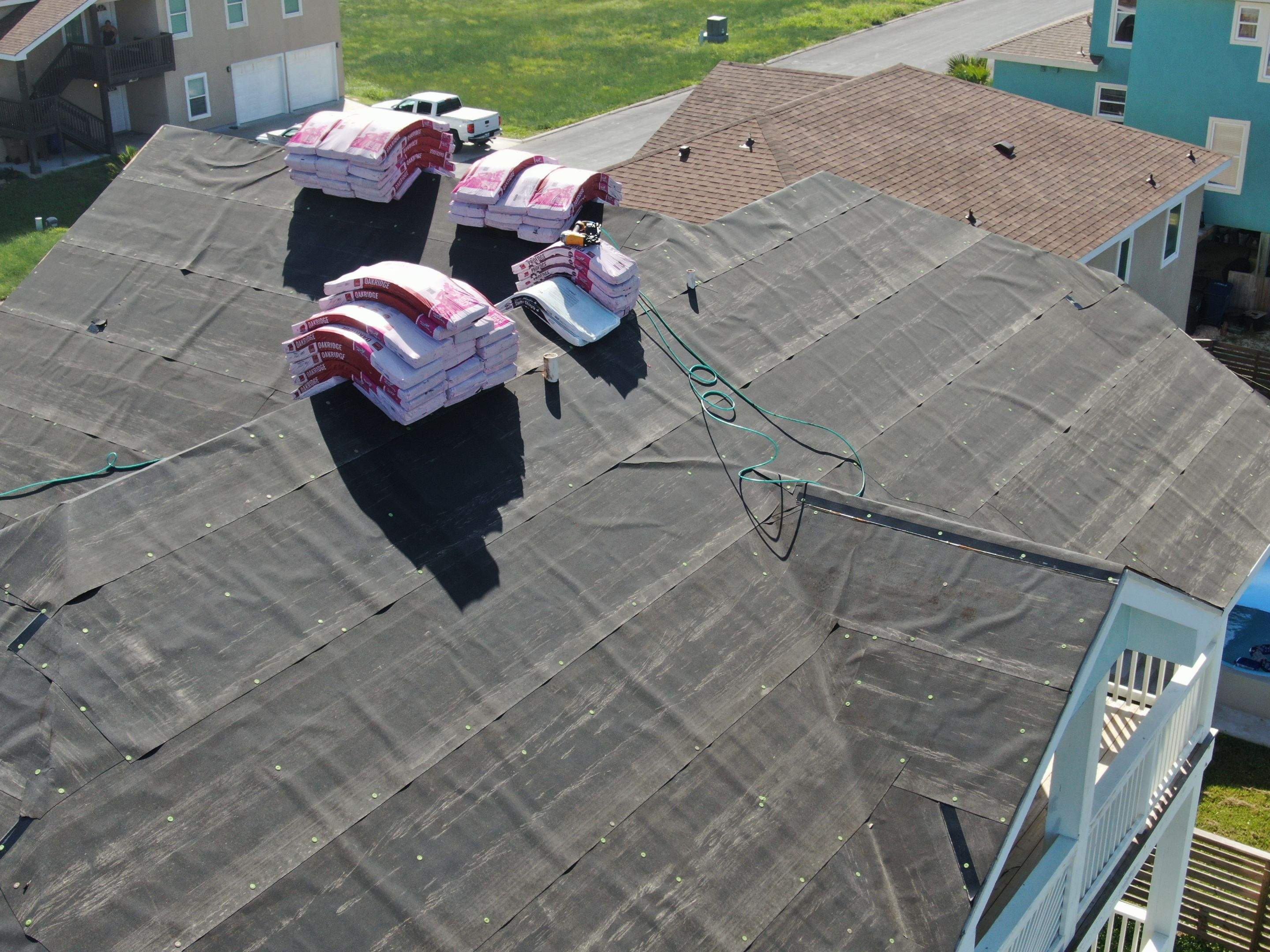 We Aint Scared of heights  by Bayfront Roofing and Construction