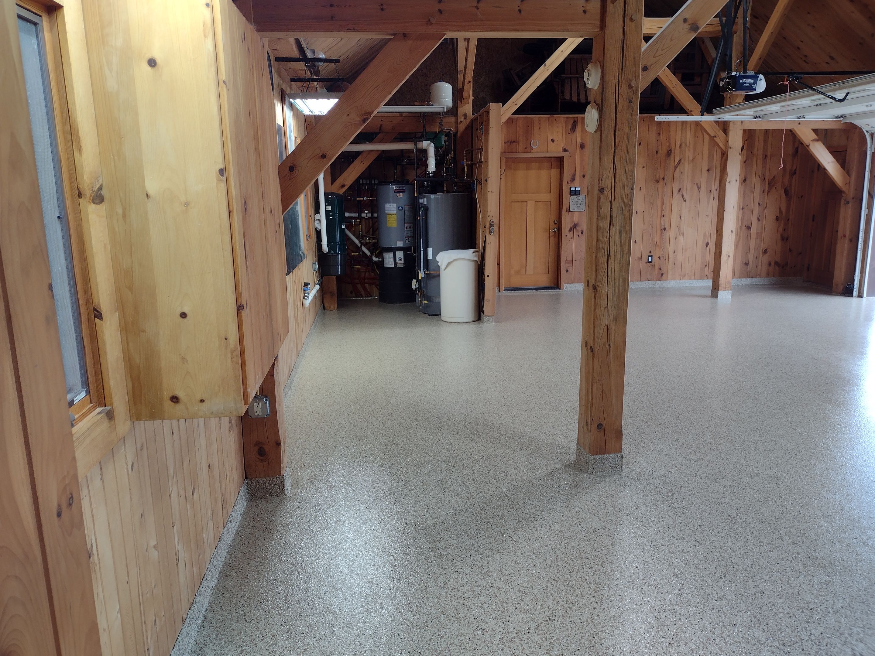 Garage using Pecan by Select Painting, Coatings & Garage Cabinets