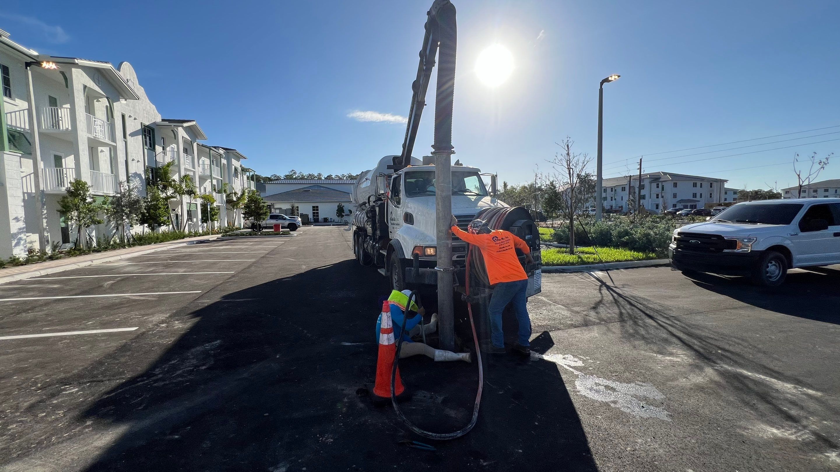New Construction Condo Community Stormwater System Maintenance  by APS Power & Water