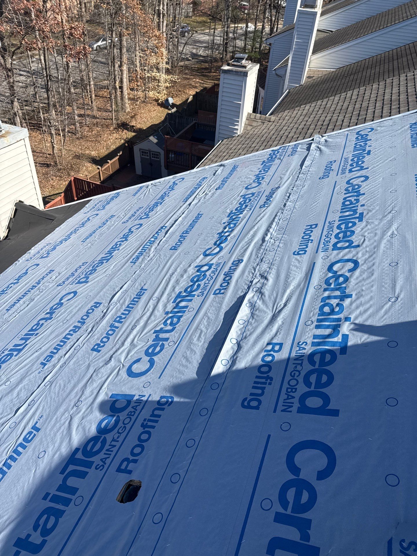 Burke: Residential Roof Replacement with CertainTeed Landmark Pro in Max Def Moire Black by RM Banning, Inc.