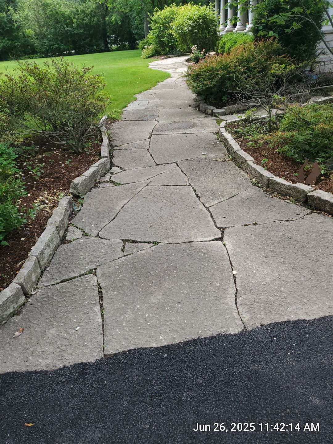 Glenview stone repair, and cleaning by Northern Power Washing LLC.