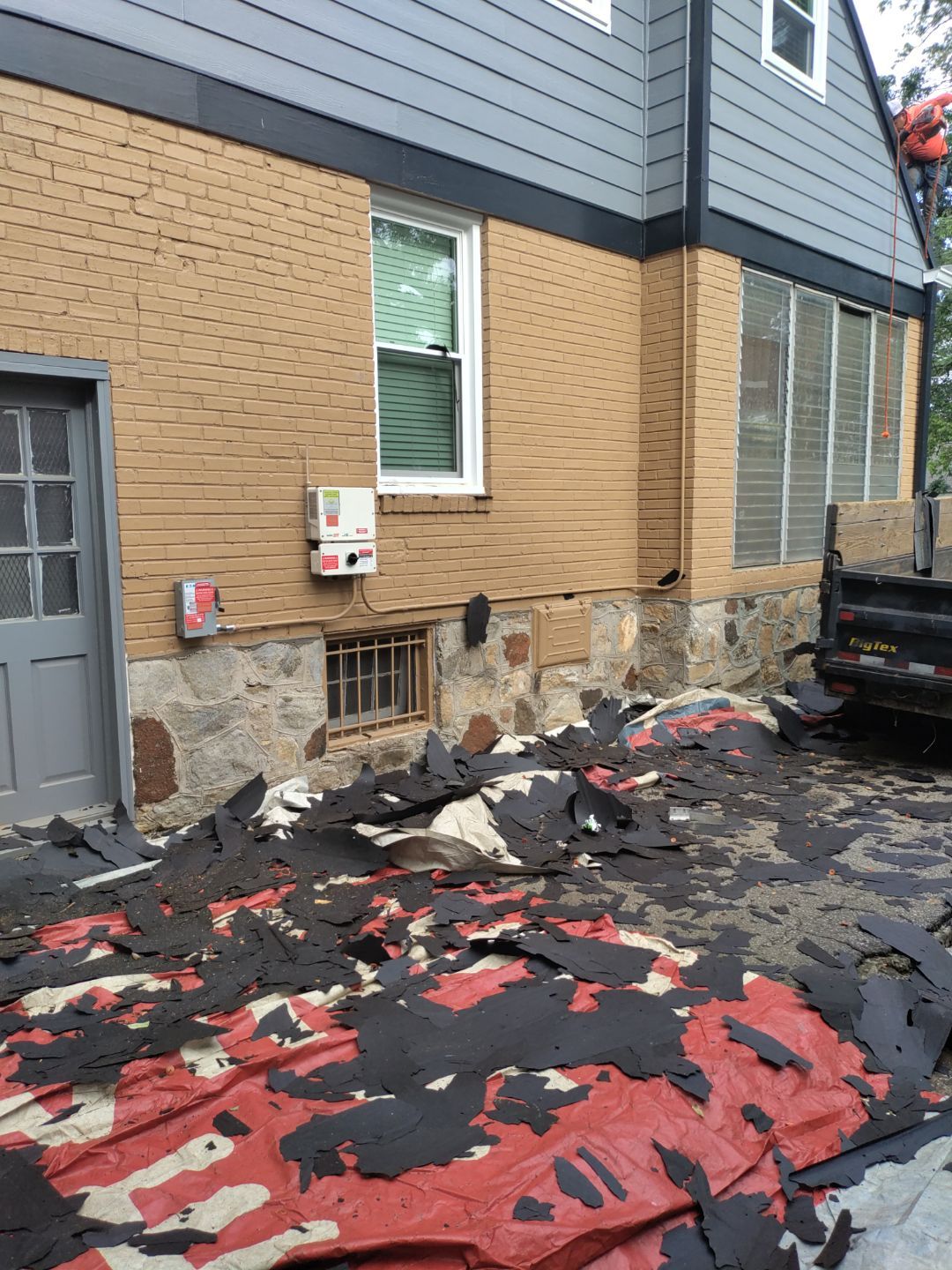 Residential Roof Replacement using Owens Corning Trudef Twilight Black by Inspector Roofing and Restoration