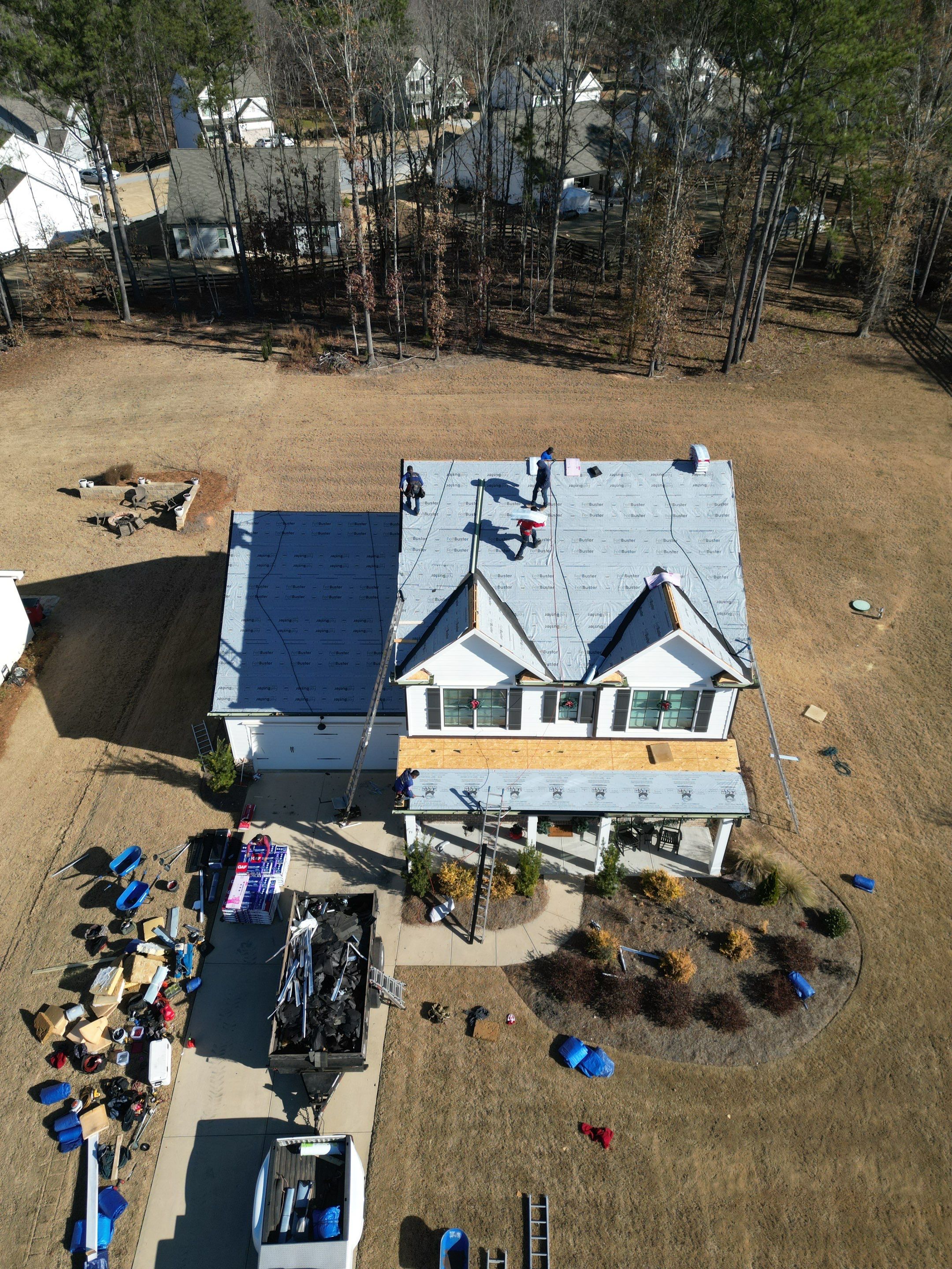Wind damamge  by Deerfield Roofing LLC