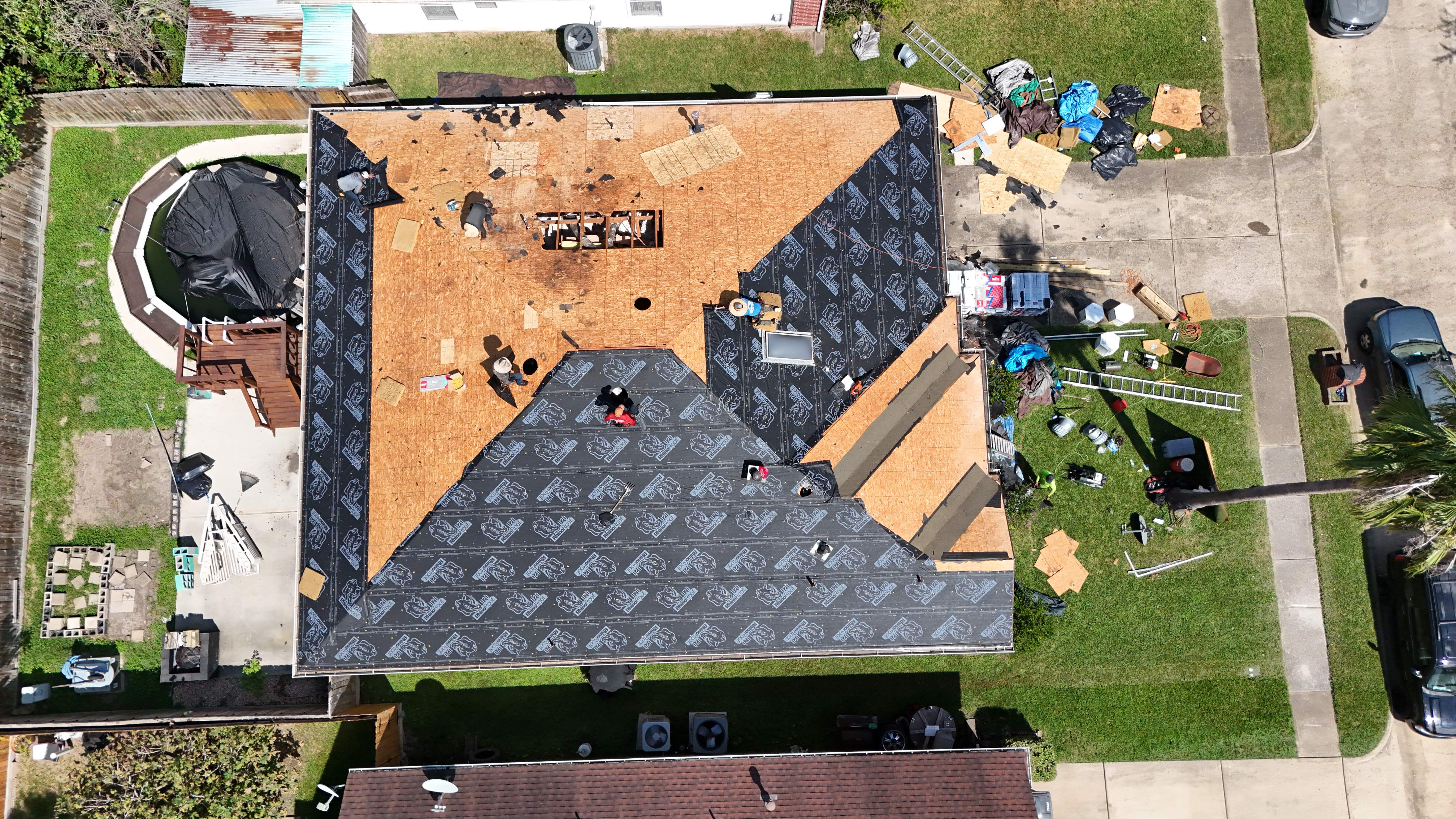 Roof Replacement with Skylights — Channelview, TX by PL Roofing & SB Roofing, LLC.