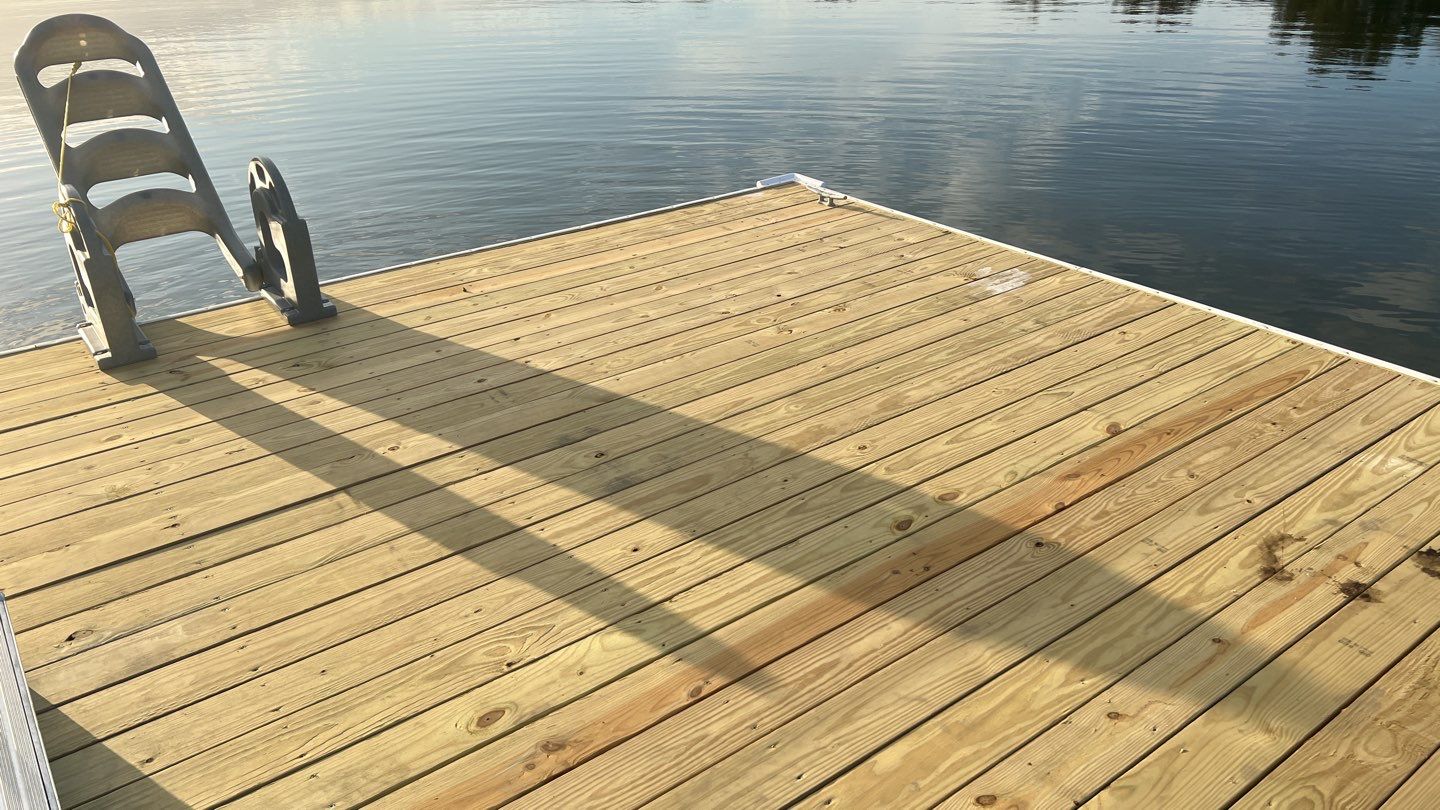 Dock using Wood Sealant by DuraSeal