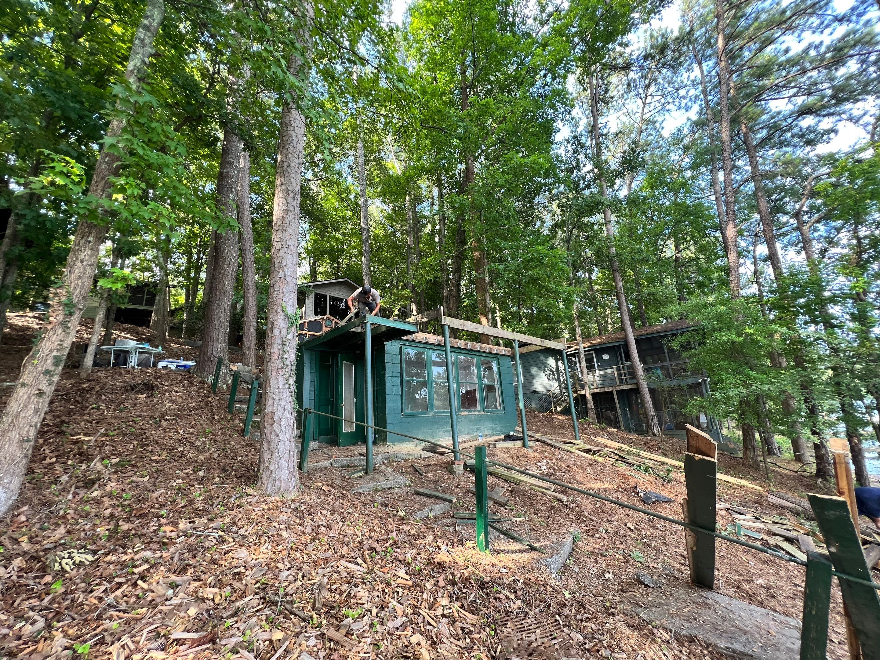Lakefront Room Addition and Custom Deck Build in Acworth by Swift Home Renovations 