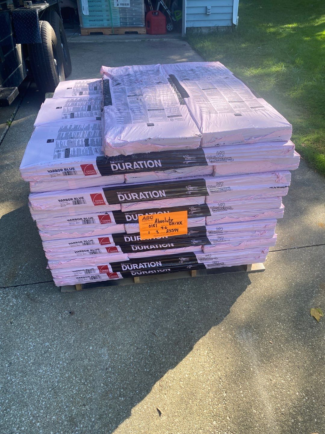 Residential Roofing Installation using owens corning duration, Harbor Blue by Absolute Roofing and Construction