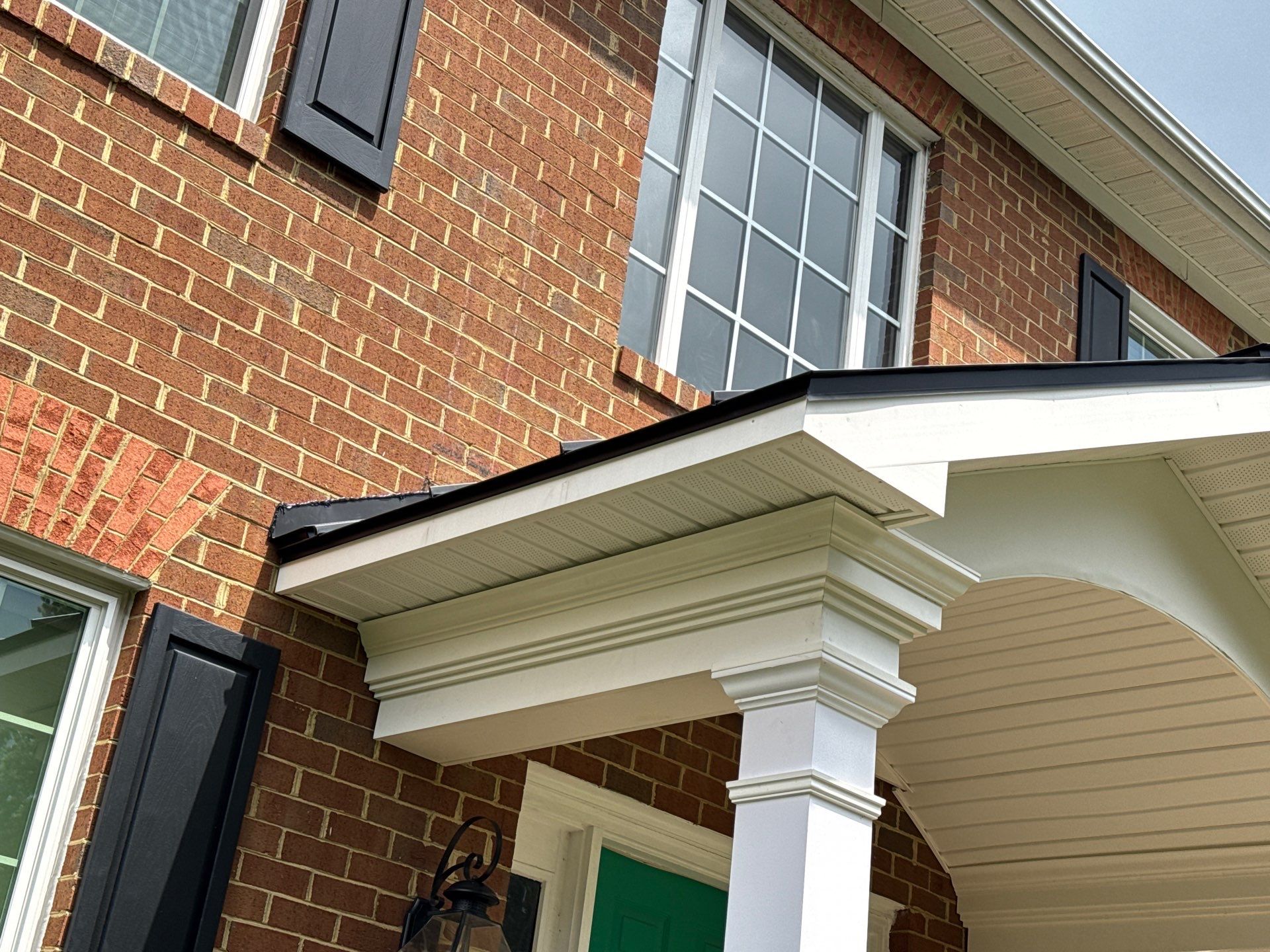 Standing Seam Metal Porch Roof Installation in Mechanicsville, VA by Cade Construction