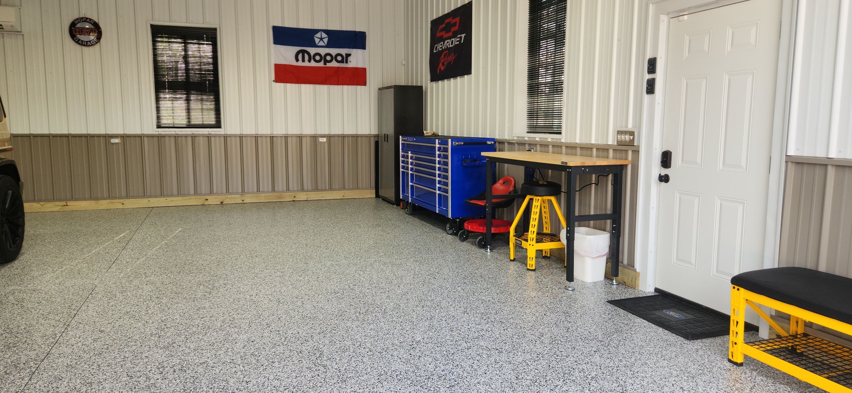 Exciting Garage Transformation by Elite Floor Solutions