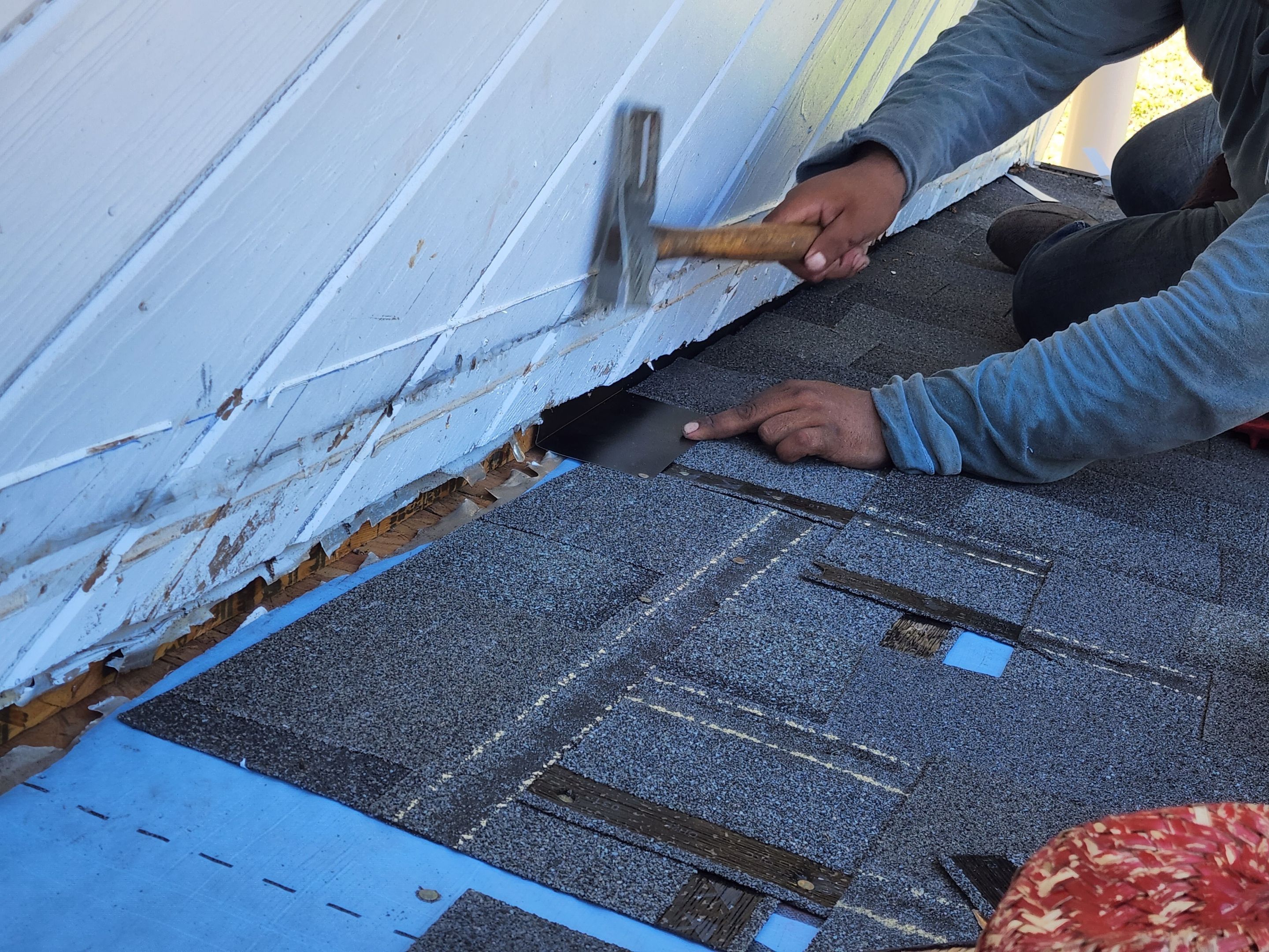 Residential Roofing Installation using Malarkey Architectural Highlander NEX by Hostetler Roofing