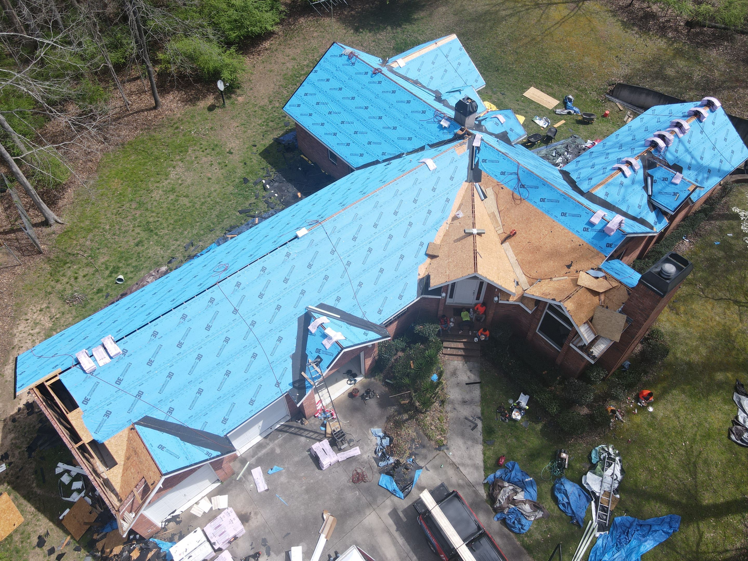 Residential Roofing Installation using Owens Corning by Inspector Roofing and Restoration