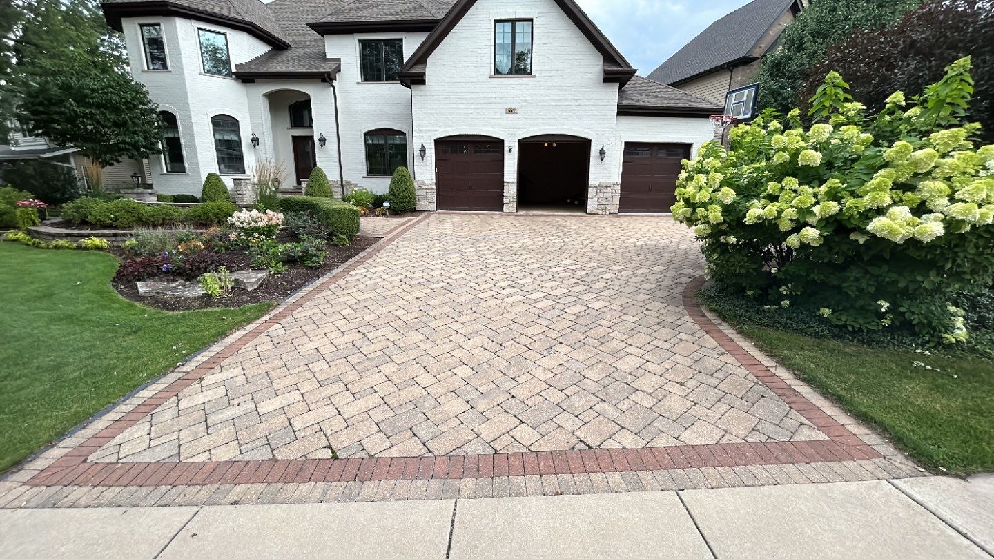 Brick paver clean, sand and seal.  using Surebond SB-1300 by Northern Power Washing LLC.