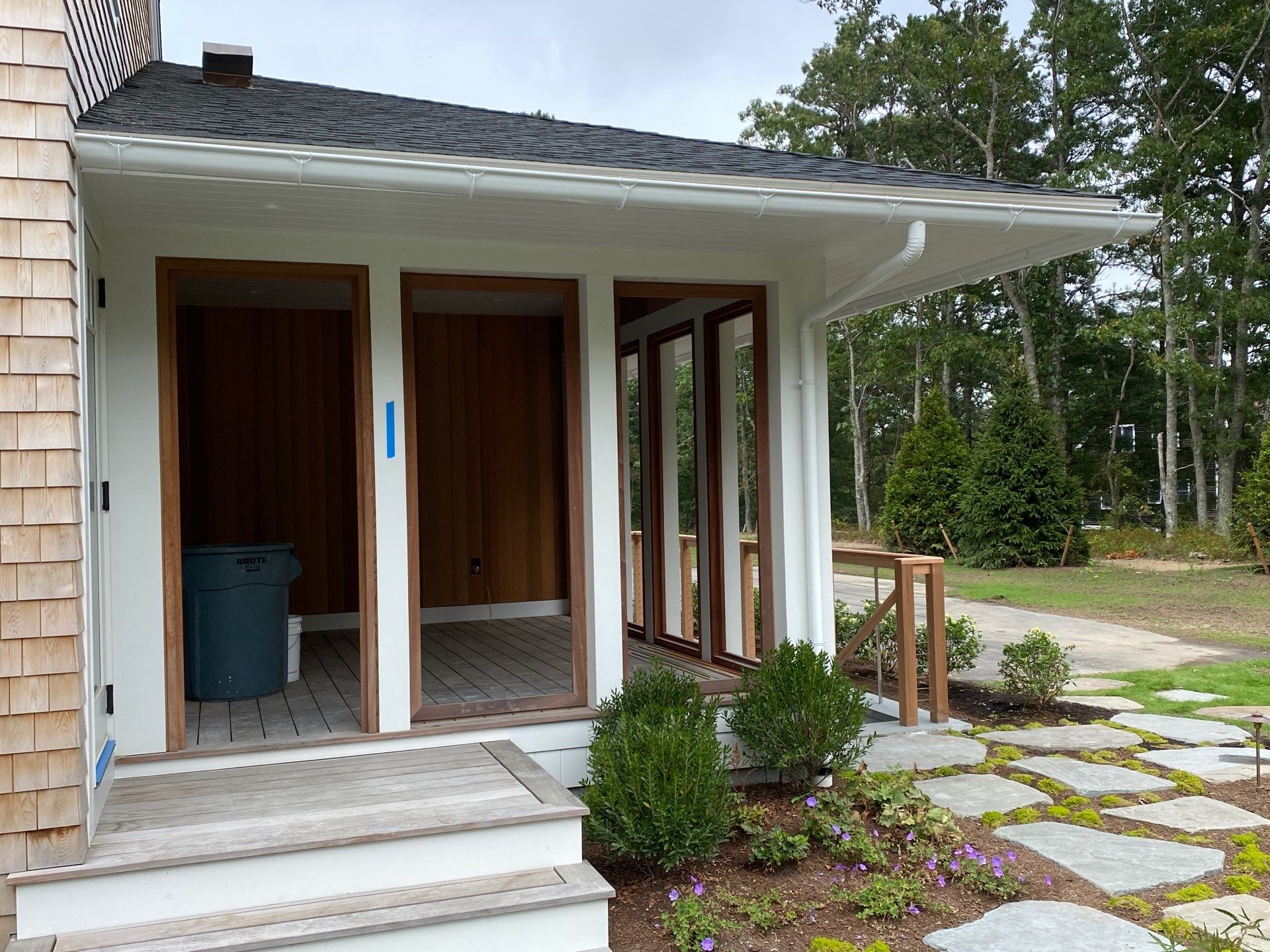Gutter Installation using 6" Half Round Aluminum Gutter by Gutter Pro Enterprises