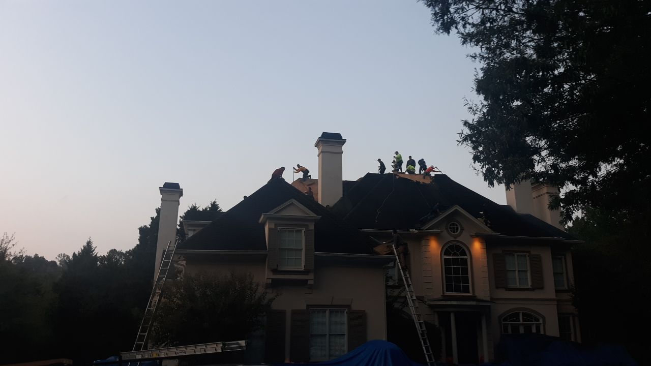 Residential Roofing Installation using GAF by Georgia Roof Advisors