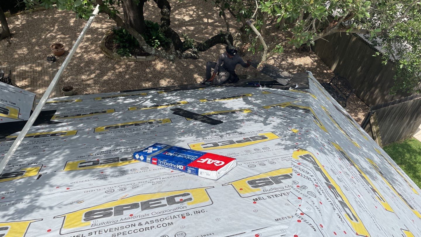 Roof replacement by Oakwood Roofing and Construction, LLC