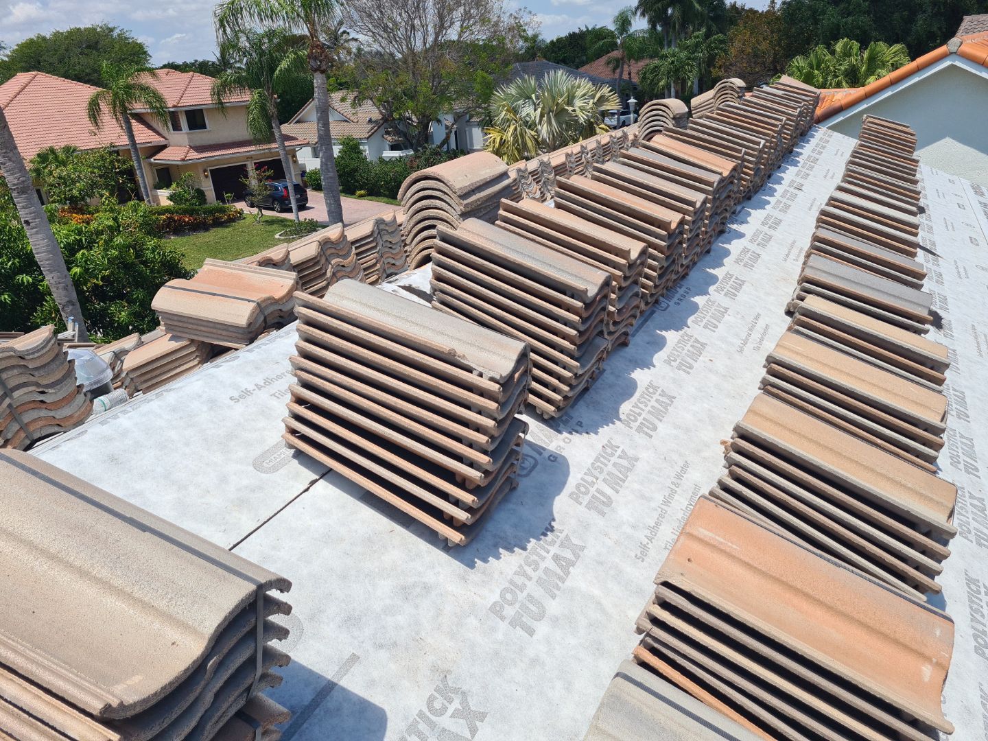 Residential Roofing Installation using Eagle Roofing Tile by BLUES BROTHERS ROOFING