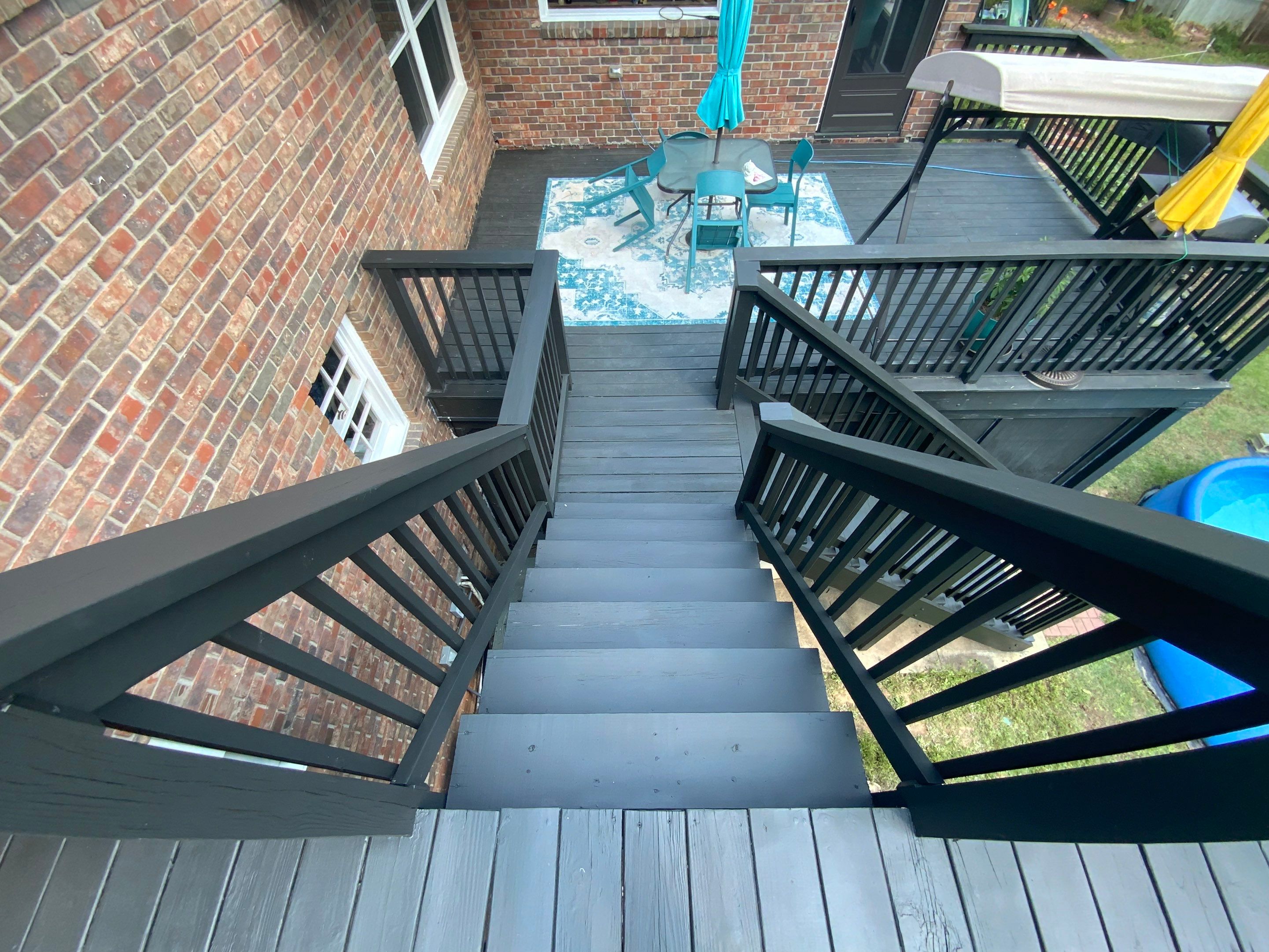 Full Exterior Trim Painting and Multi-Level Deck Staining by Swift Home Renovations