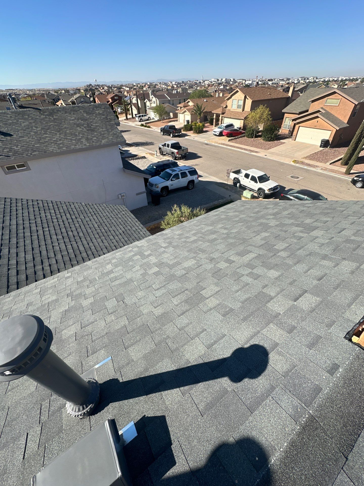 Shingle roof restoration by SPF Services 