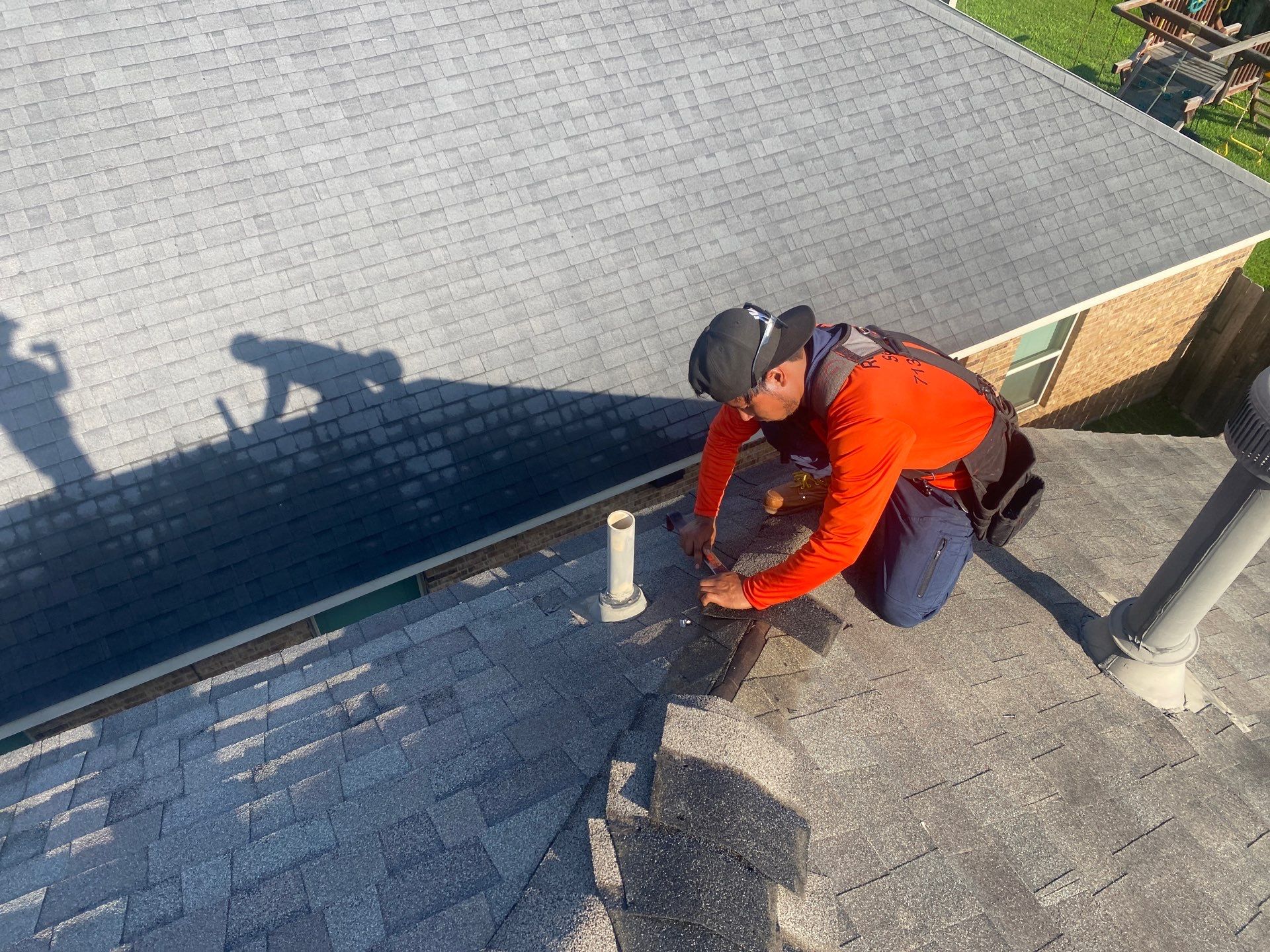Hail Damage using Owen's Corning Duration (Lifetime) Shingles by Roof Repair Services LLC
