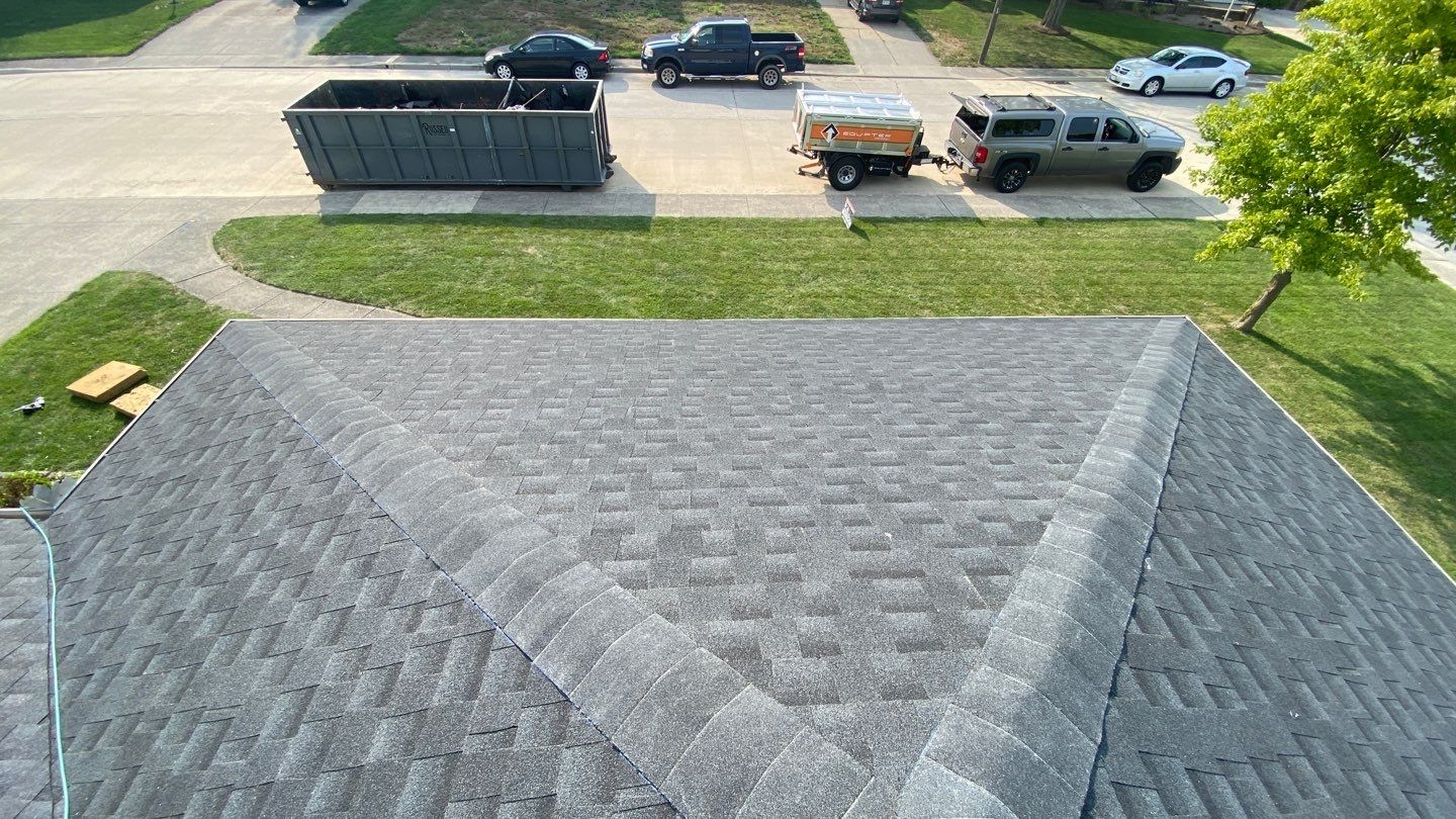 Residential Roofing Installation using GAF Timberline HDZ Charcoal by Nitro Roofing and Construction