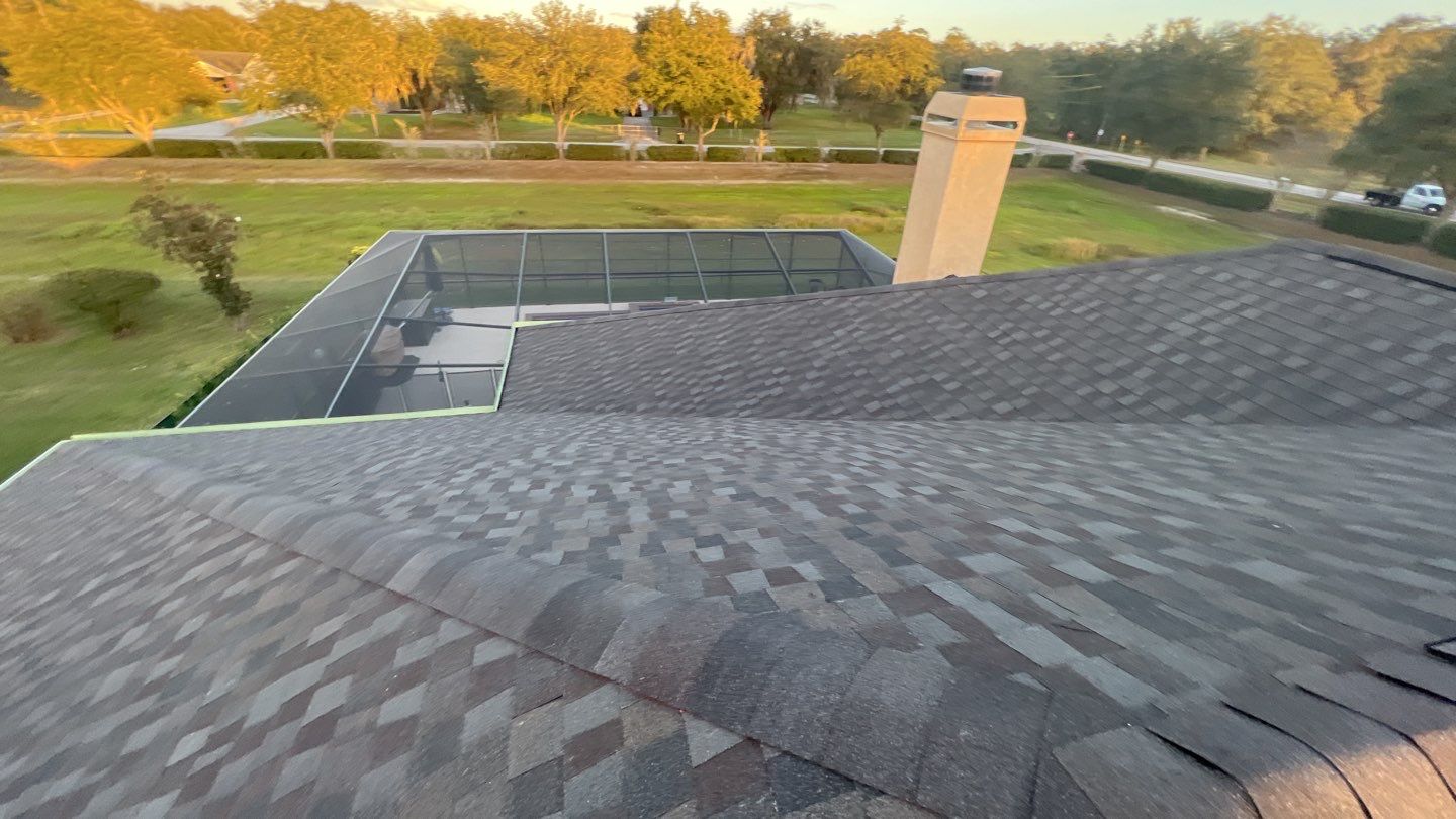 Residential Roofing Installation using GAF Timberline HDZ American Harvest by 1st Class Roofing, Inc.