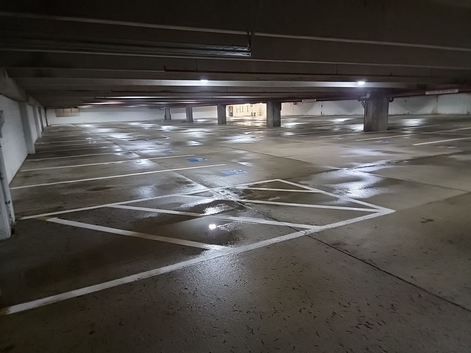 Downers Grove, Parking garage by Northern Power Washing LLC.