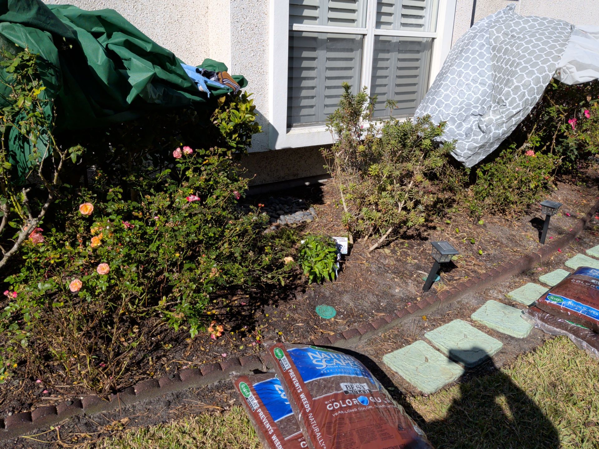 Flower Bed Cleanup & Mulch Preparation — Jacksonville Beach by Harmoni Home Services
