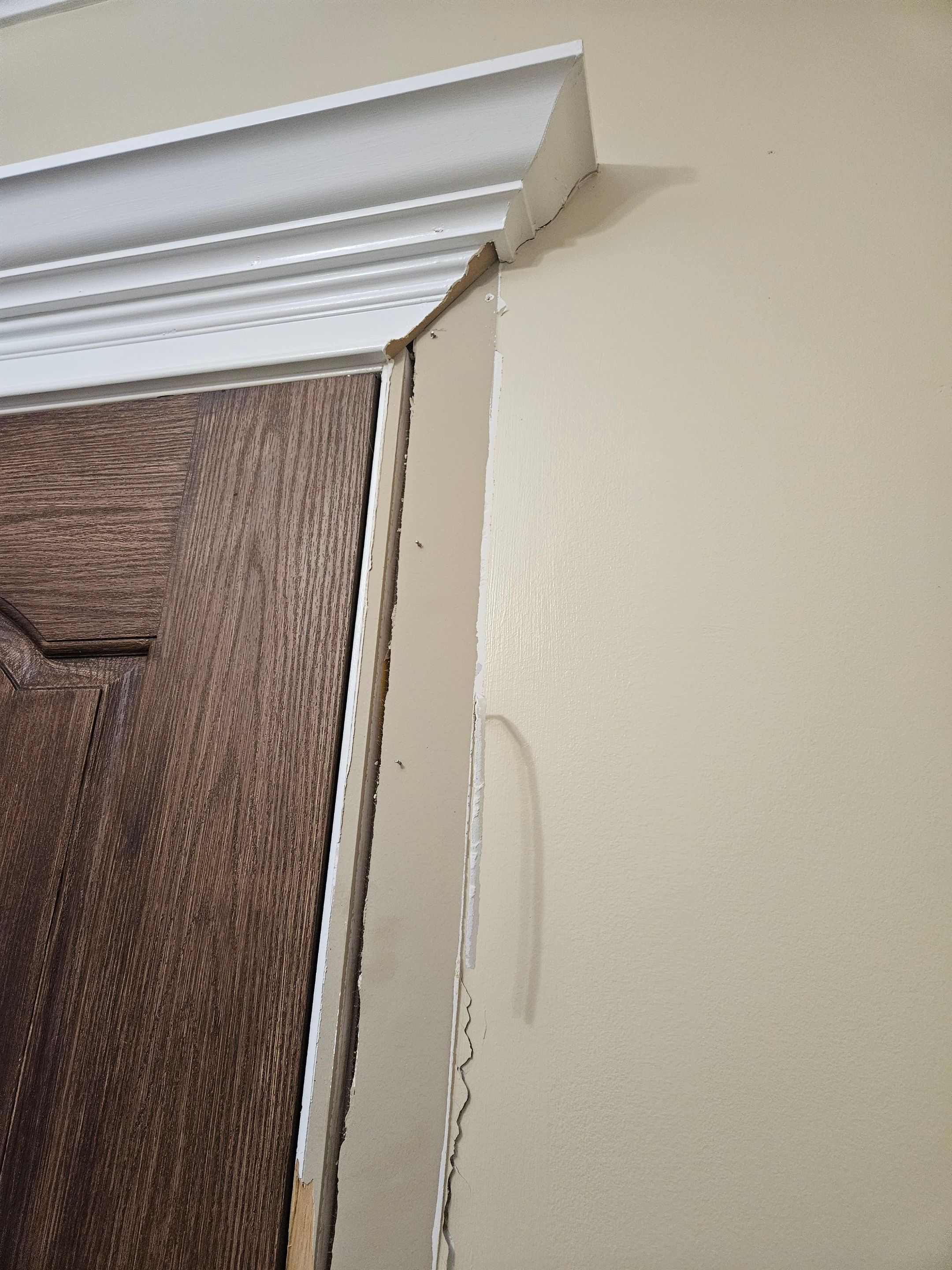 Drywall/door/frame repair and towel hanger installation by Swift Signings and Services LLC