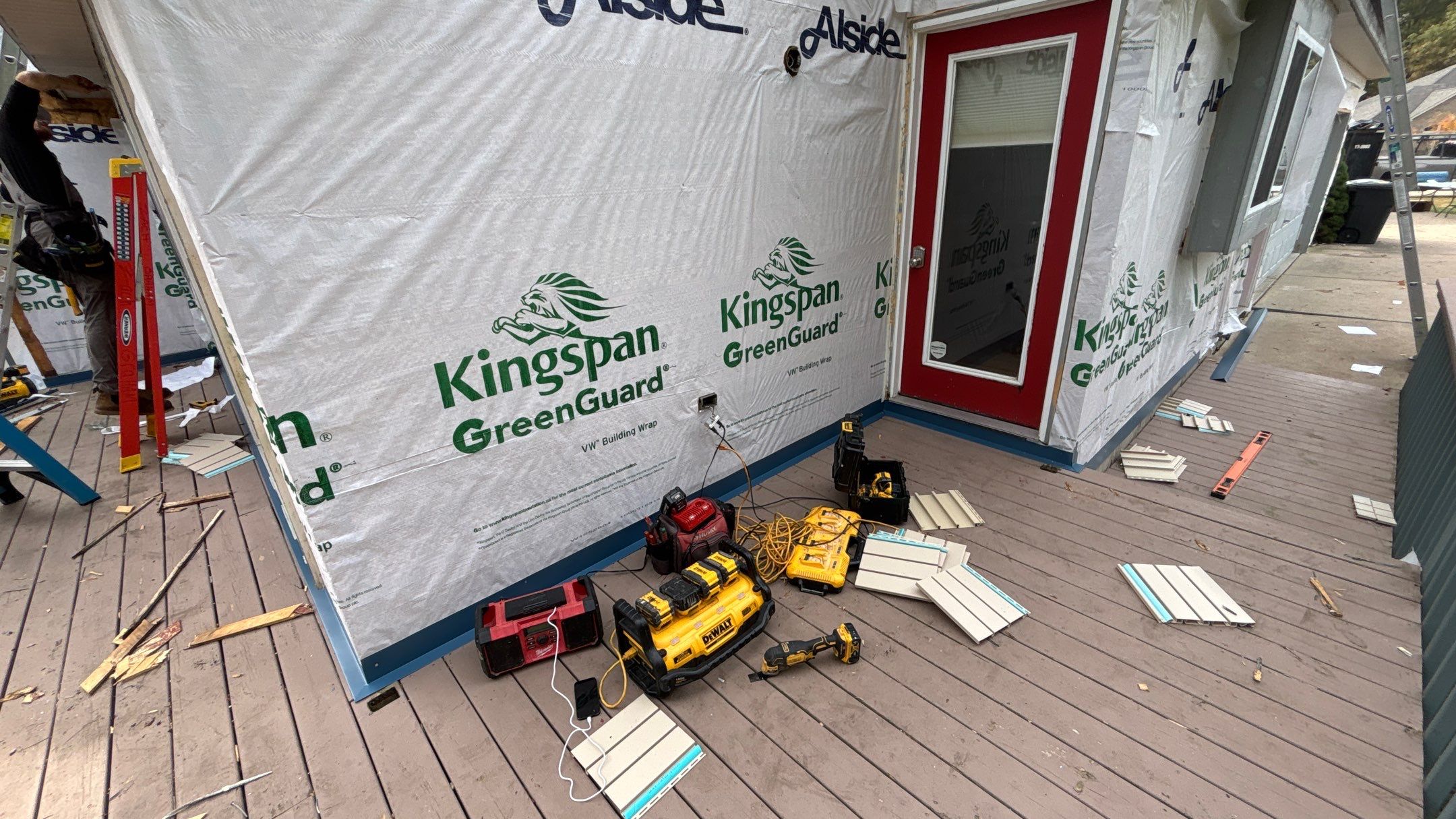 Siding Replacement using Ascend Laguna Blue by 180 Contractors