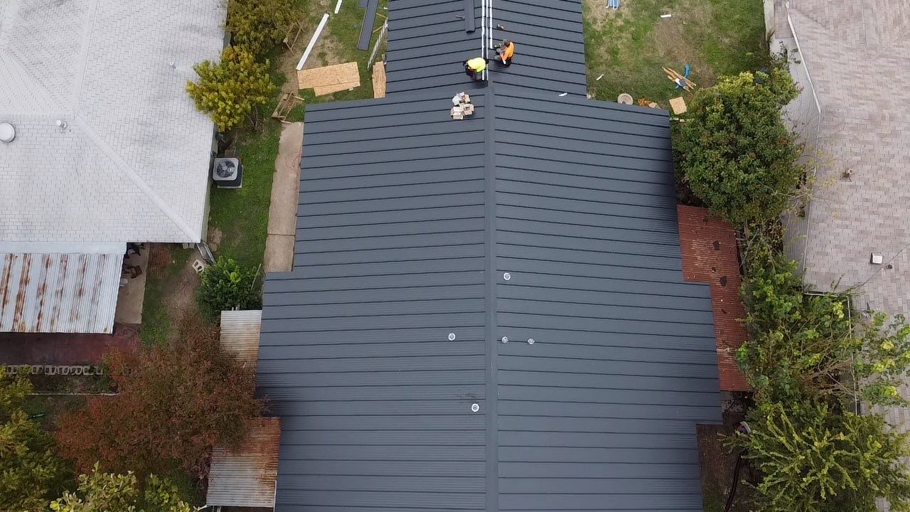 Matte Black - L&A Metals Standing Seam by RoofsOnly.com