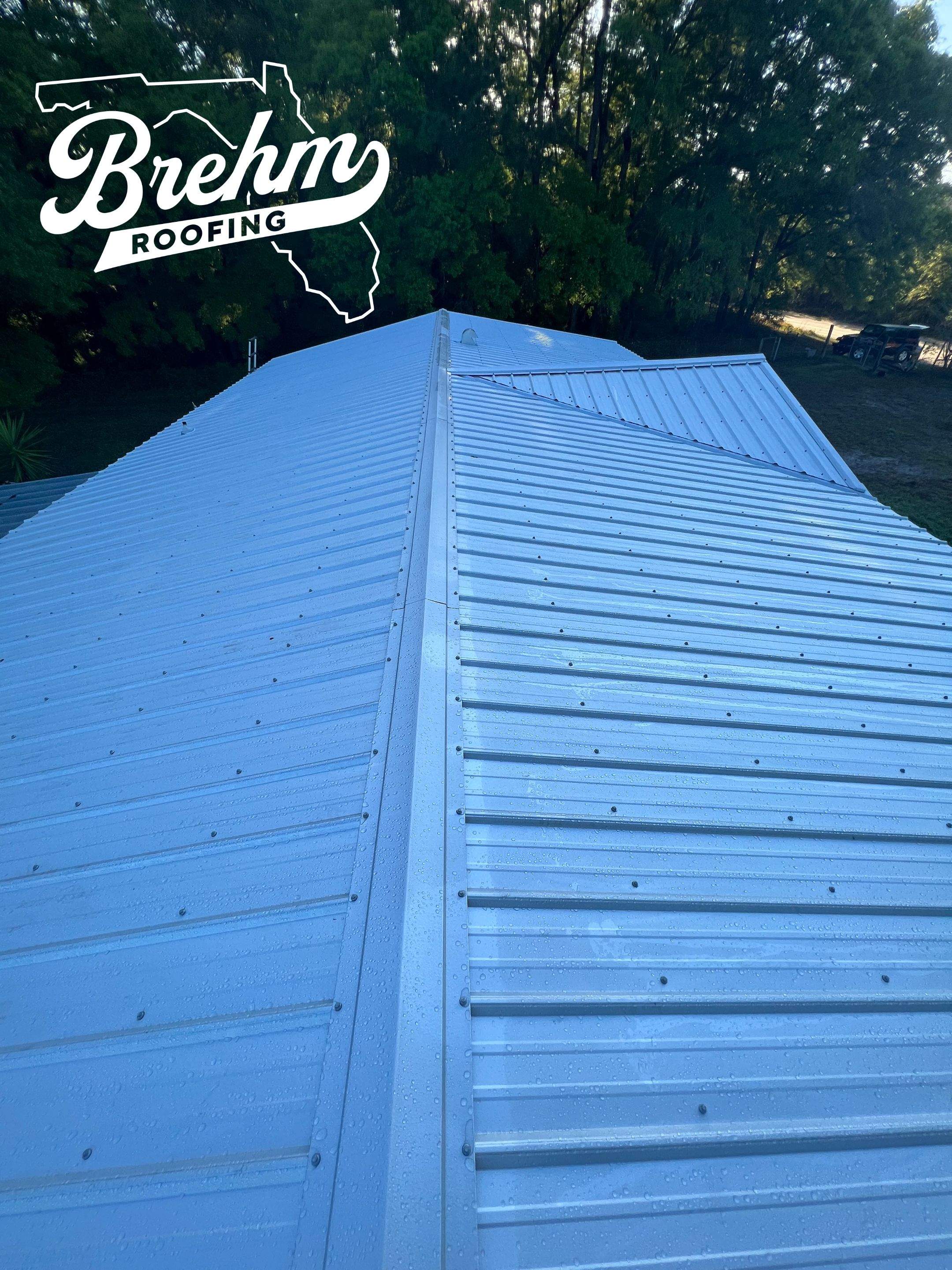 Metal Roof Replacement in Archer, Florida  by Brehm Roofing