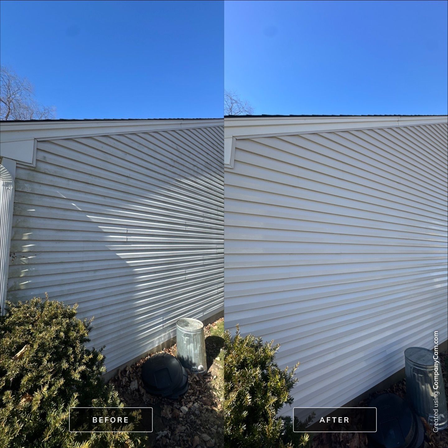 Project in Carol Stream by Simmons Power & Soft Washing