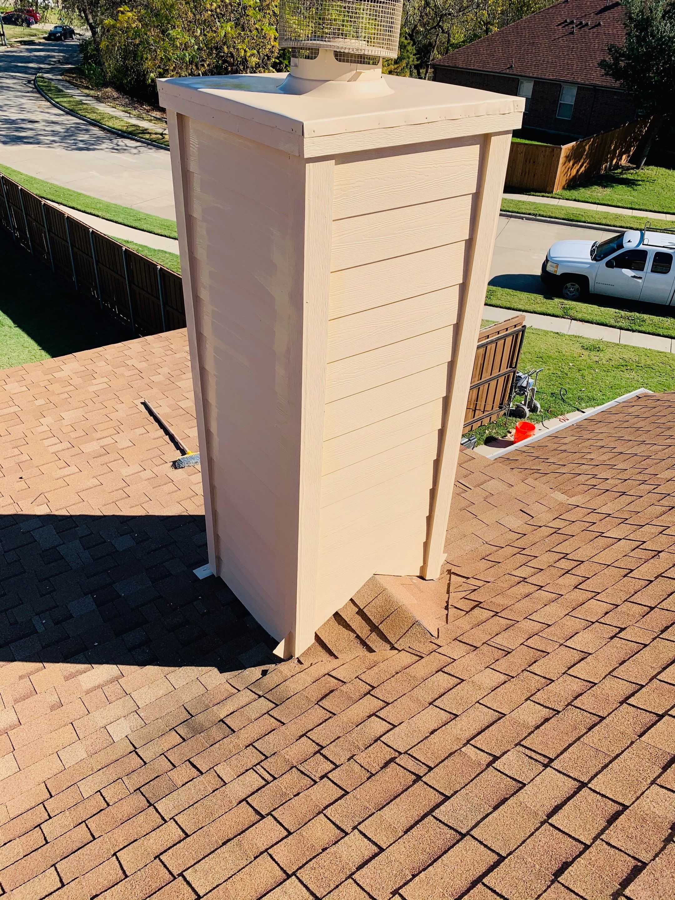 General Construction - From Exterior Siding & chimney, Patios to Full Interior Damage by First United Roofing & Construction
