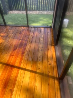 Deck using Wood Sealant