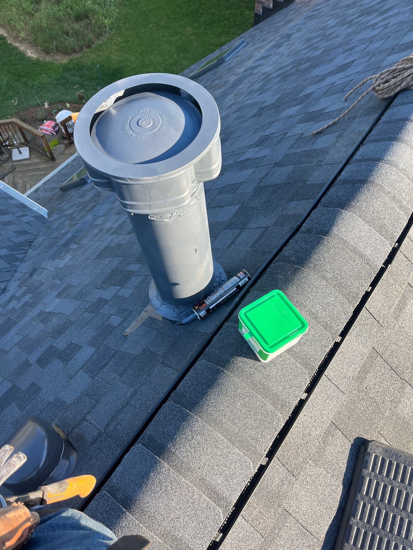 Vienna: CertainTeed Landmark Pro Designer Shingles in Max Def Moire Black by RM Banning, Inc.