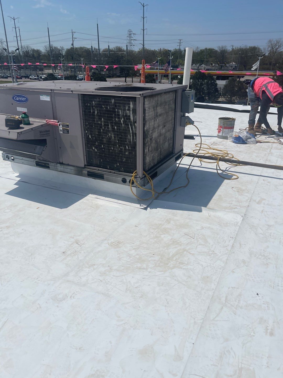 Ford Dealership - Re-Roof by Pink Roofing