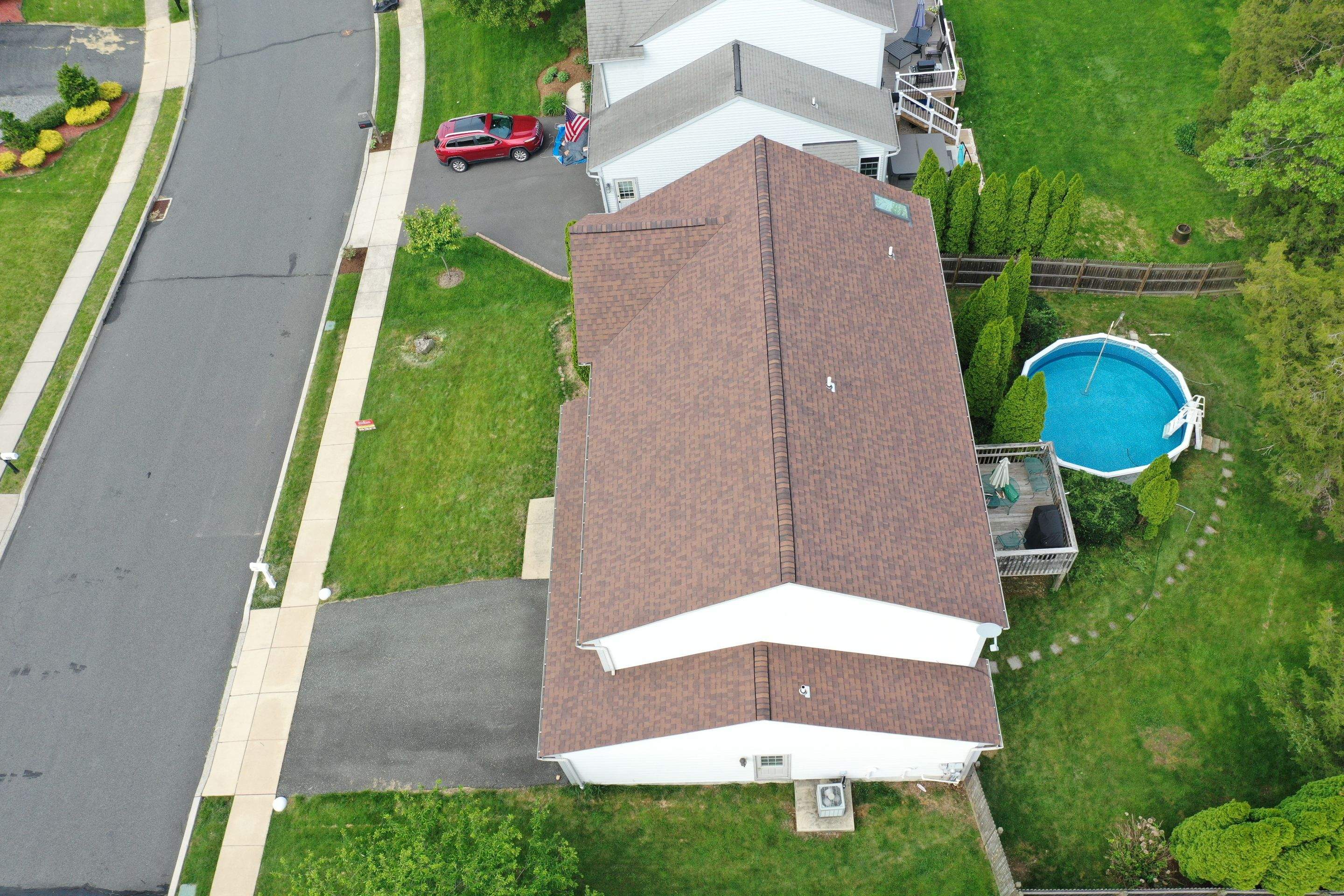 Roofing Installation using CertainTeed Landmark - Burnt Sienna by Storm Guard of Ches-Mont PA