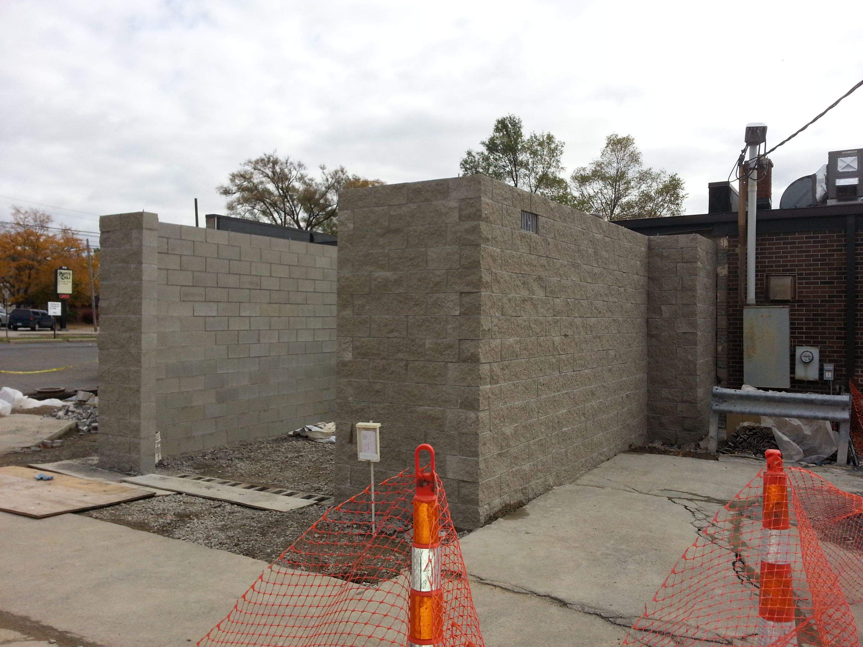 New Masonry Garage and Storage Building by Northwest Construction 