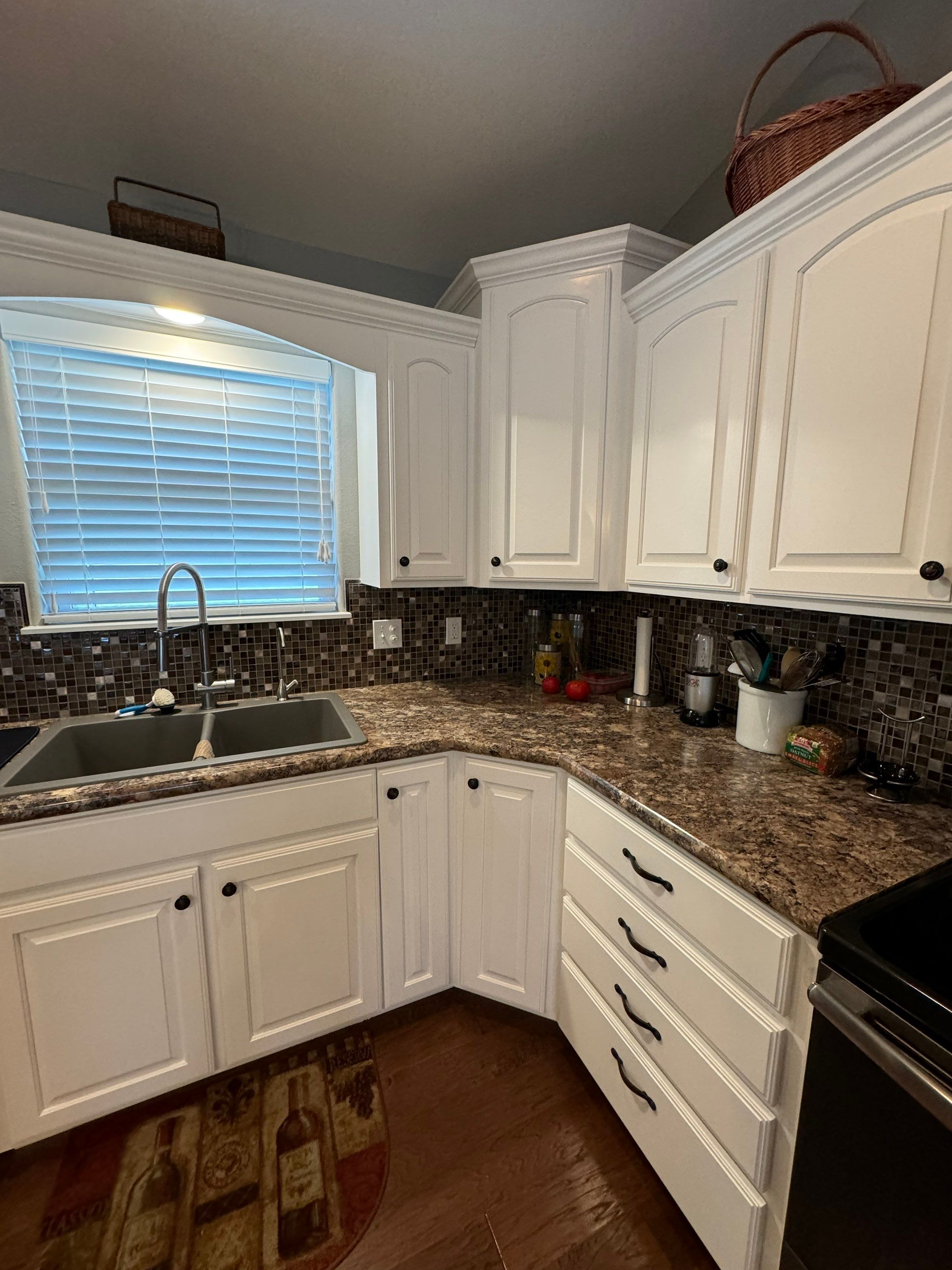 Cabinet Repaint off S Country Club by Pezley Painting